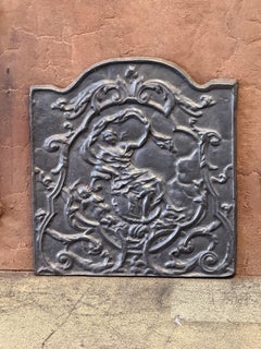 French 'Amphitrite' Fireback / Backsplash, 20th Century, Louis XV Style