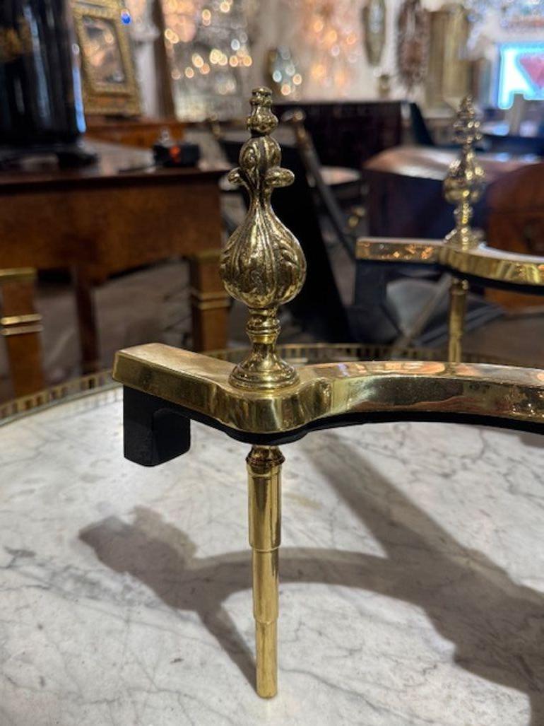 Französische Andirons im Angebot 1