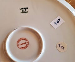 Bol à couvercle Art déco français Andre Francois Limoges