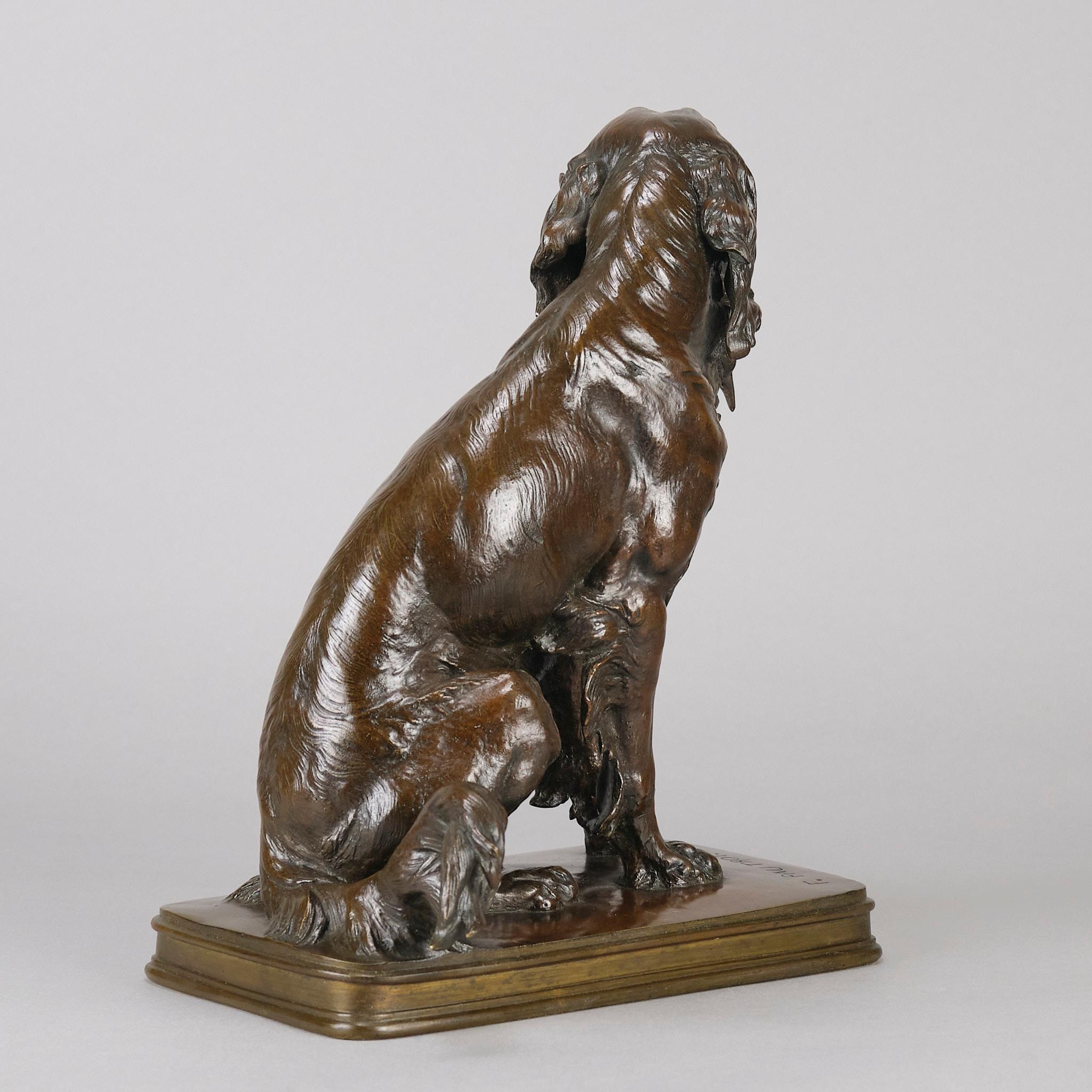 Late 19th Century French Animalier Bronze Study Entitled 