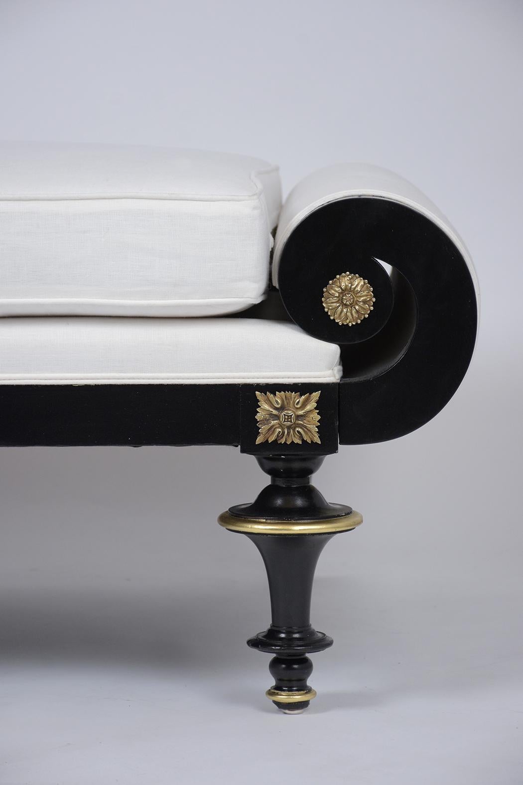 19th Century French Empire Chaise Lounge