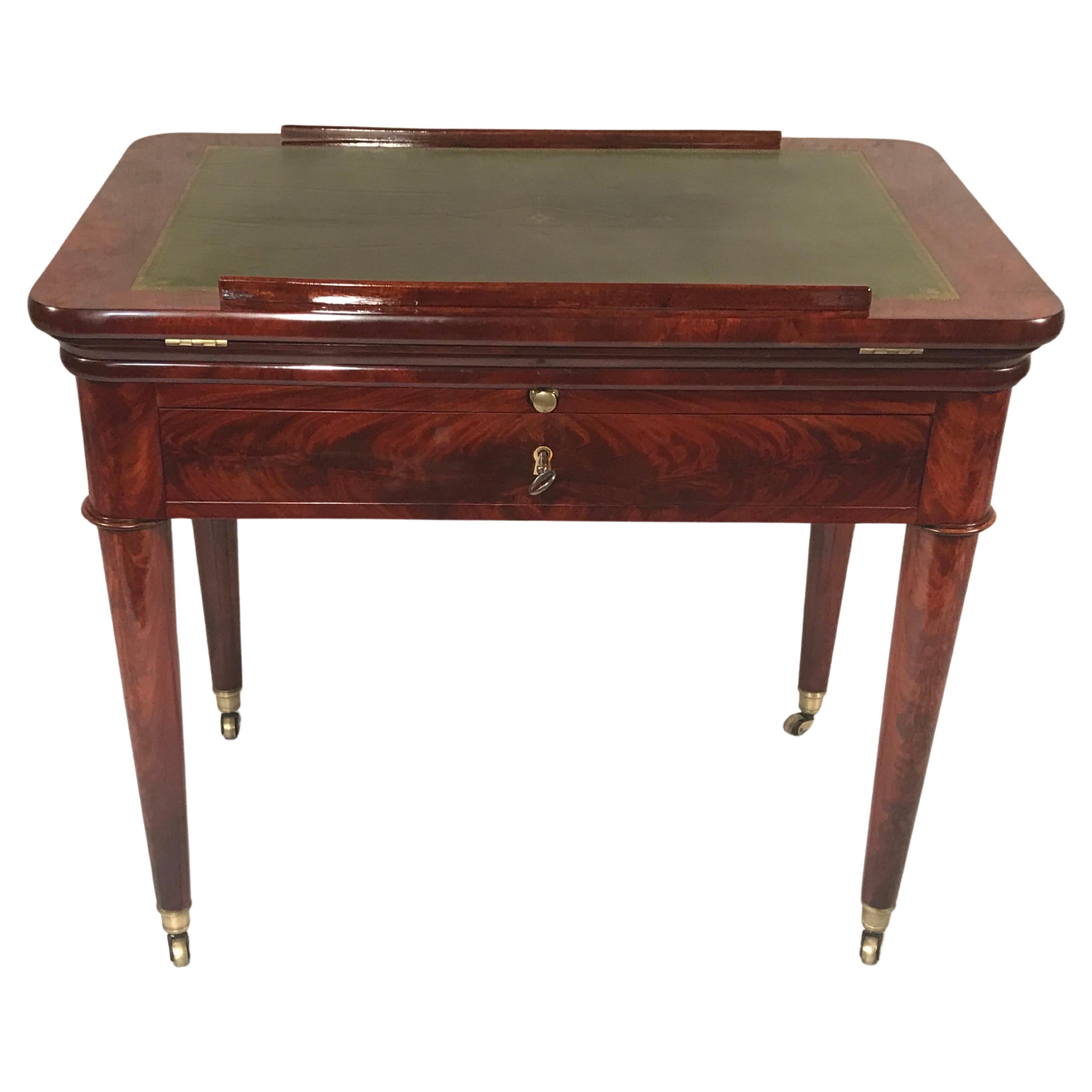 Veneer French antique Architect's Table, Directoire Period 1780-1800 For Sale