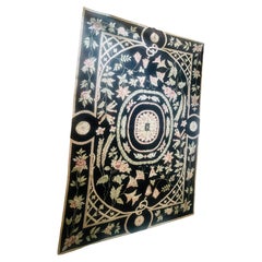 French Antique Aubusson Needlepoint Textile