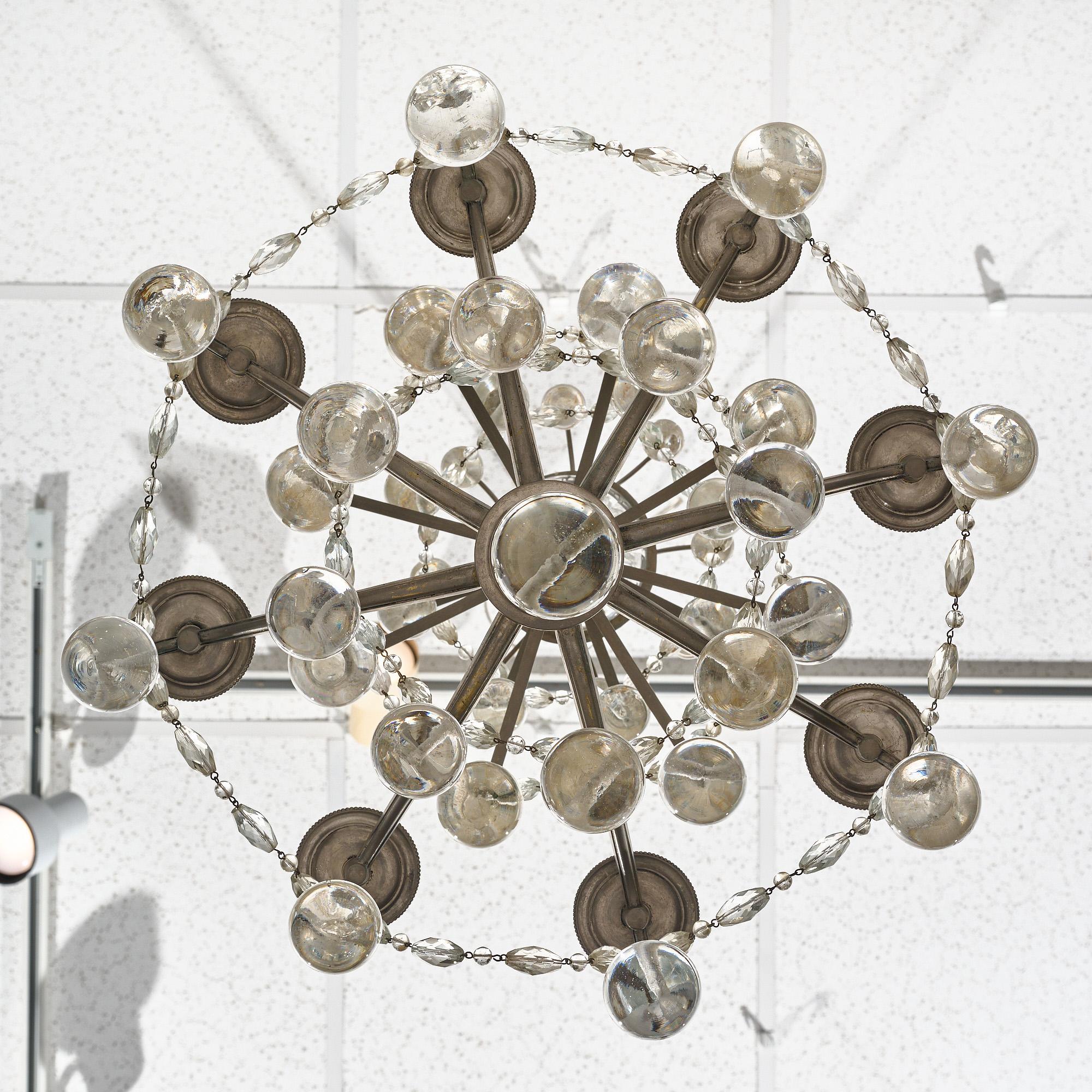 French Antique Baccarat Chandelier 1