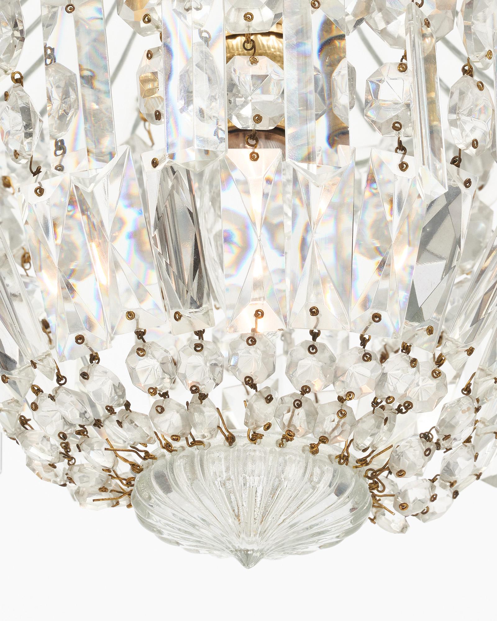 French Antique Baccarat Chandelier 3