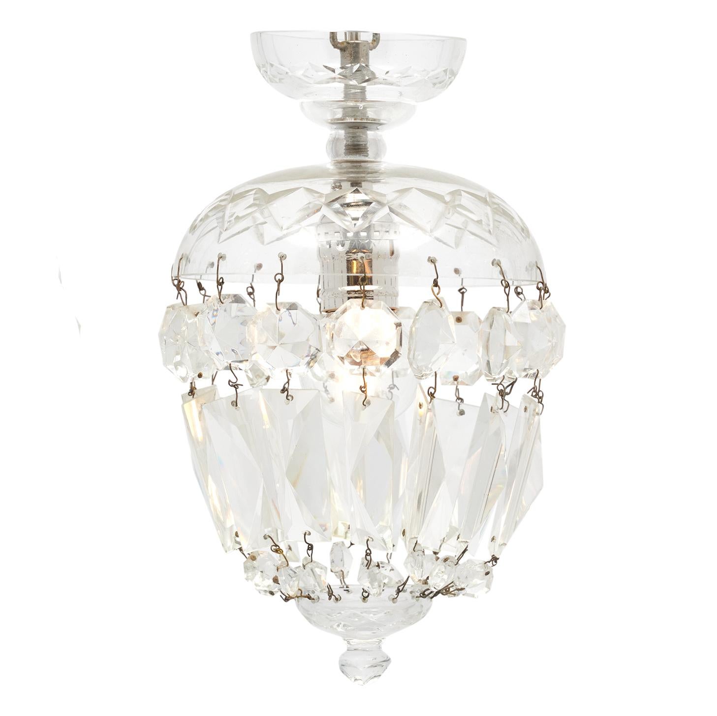 Ciondolo Antique French Baccarat