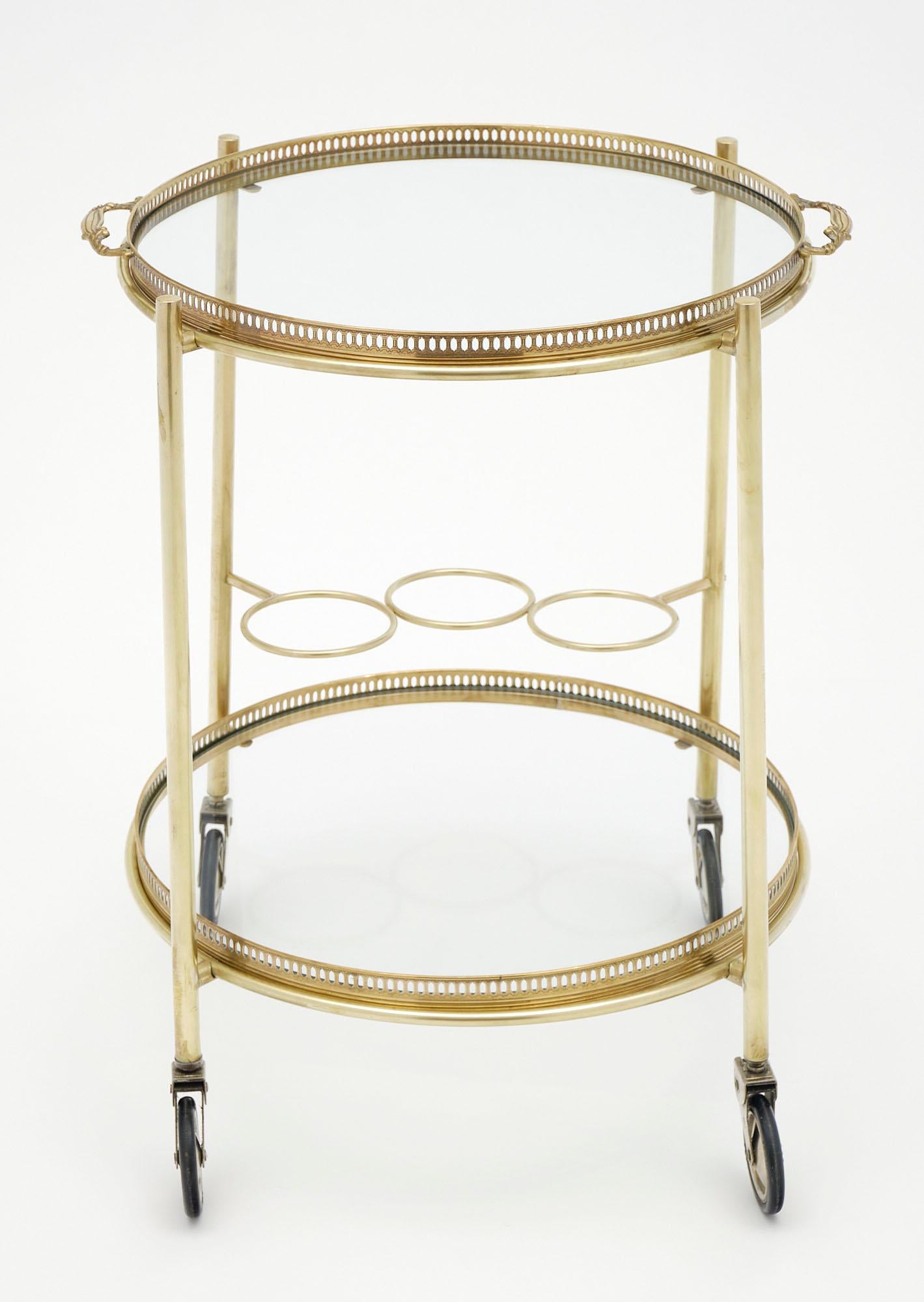 Early 20th Century French Antique Bar Cart