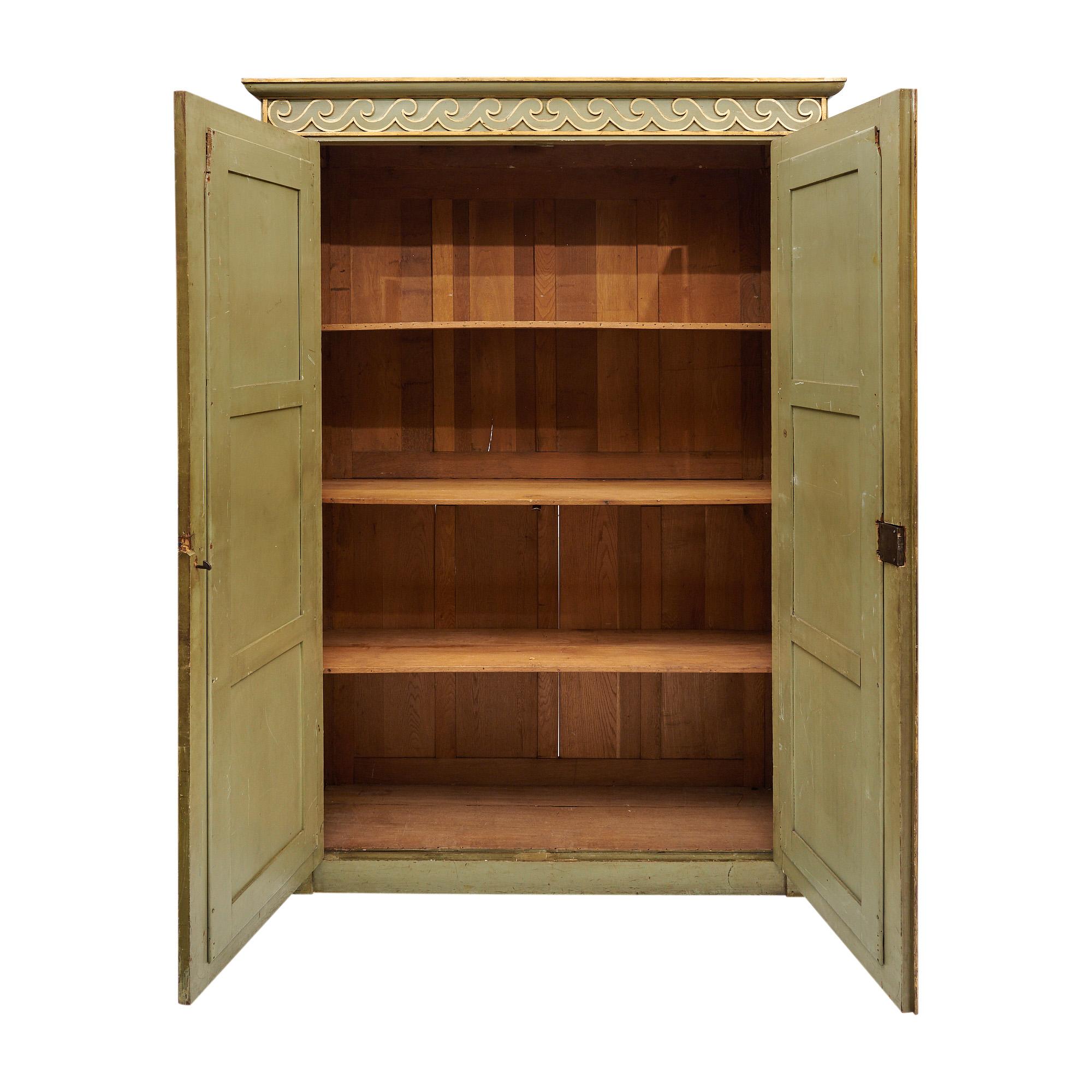French Antique Bookcase “à L’Etrusque” In Good Condition For Sale In Austin, TX
