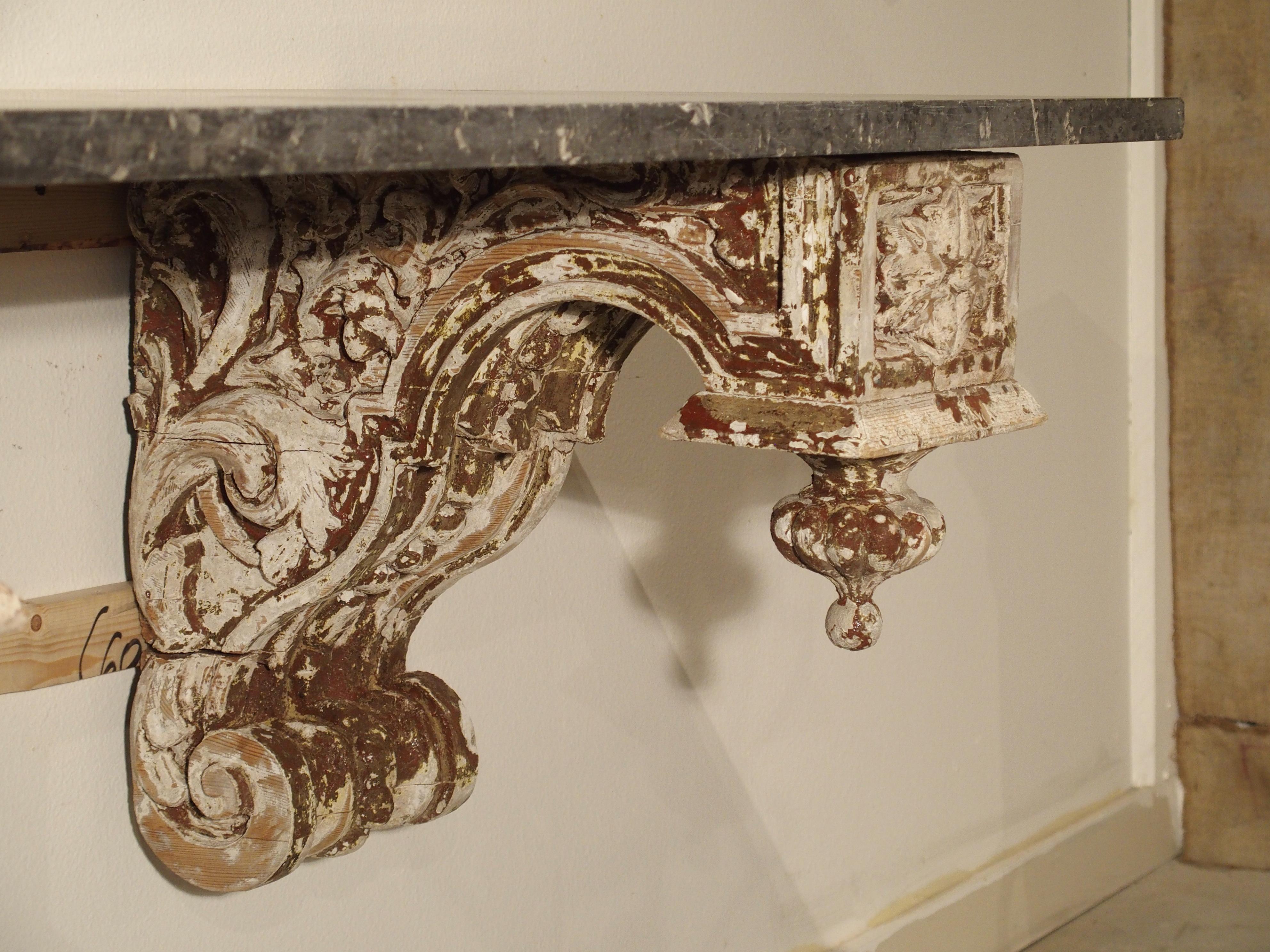 antique wall console