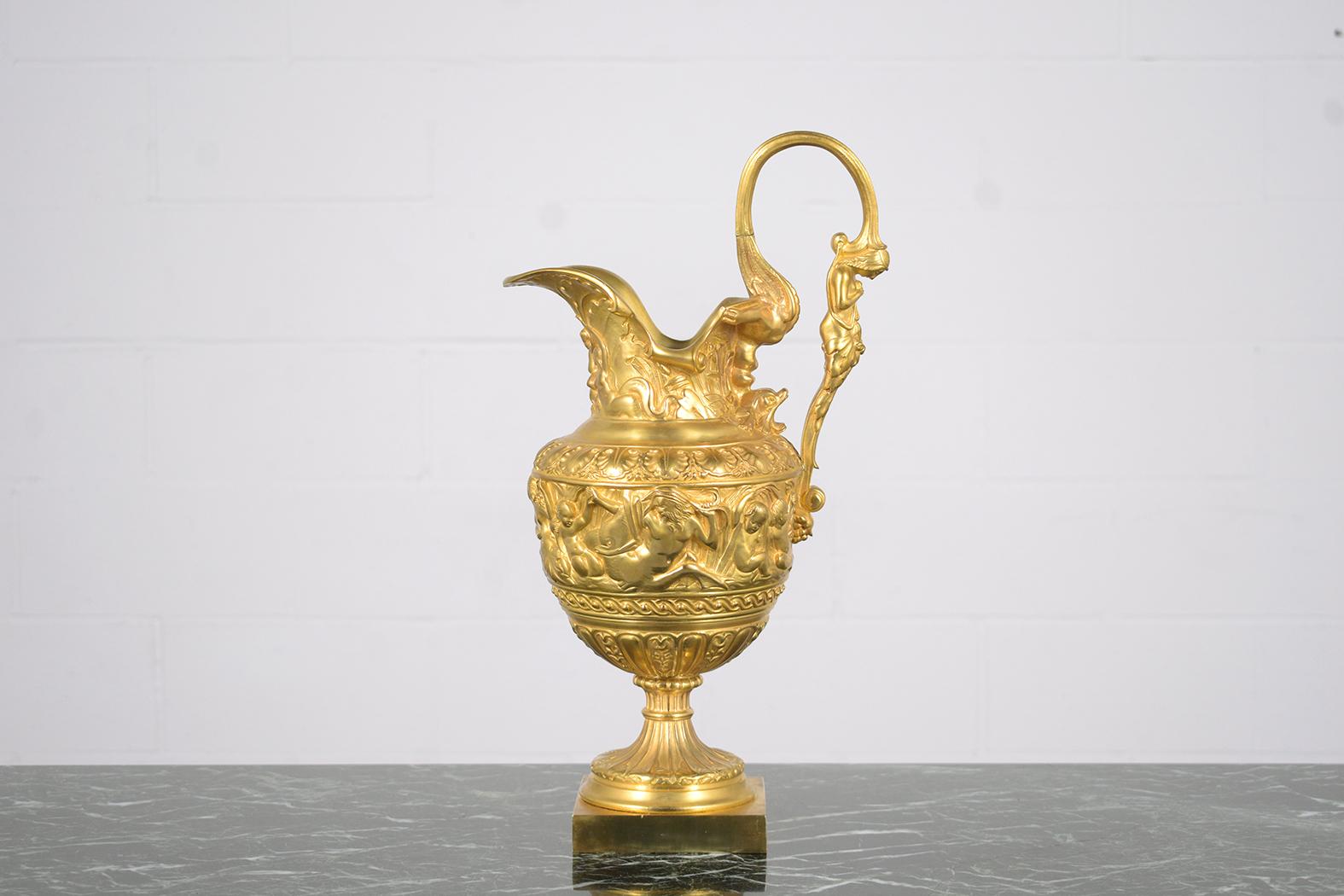 Early 20th Century Early 1900s French Antique Bronze Urn