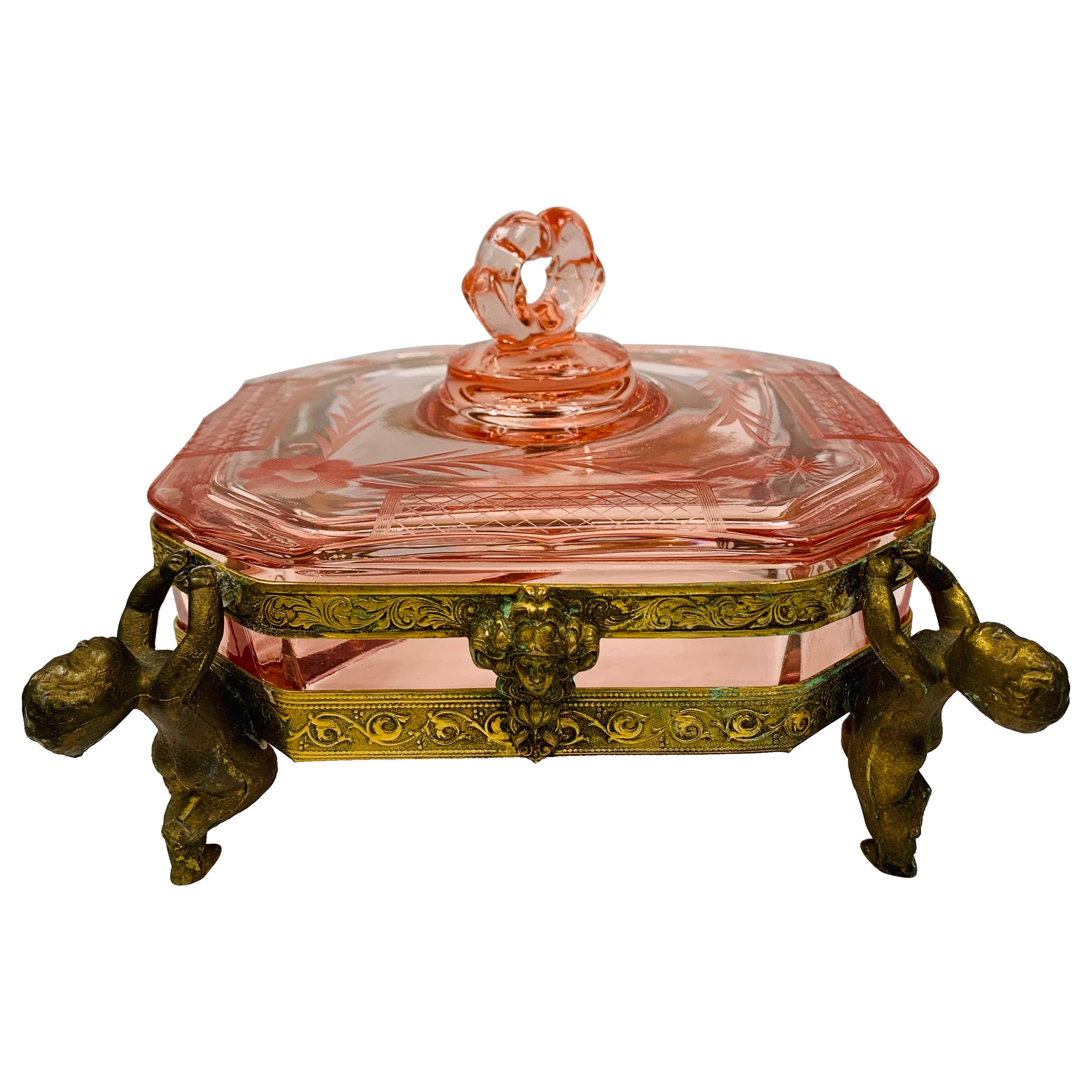 Antique French 'Boîte à Bijoux' Glass Jewellery Box - Small Rectangle –  Lily Pond