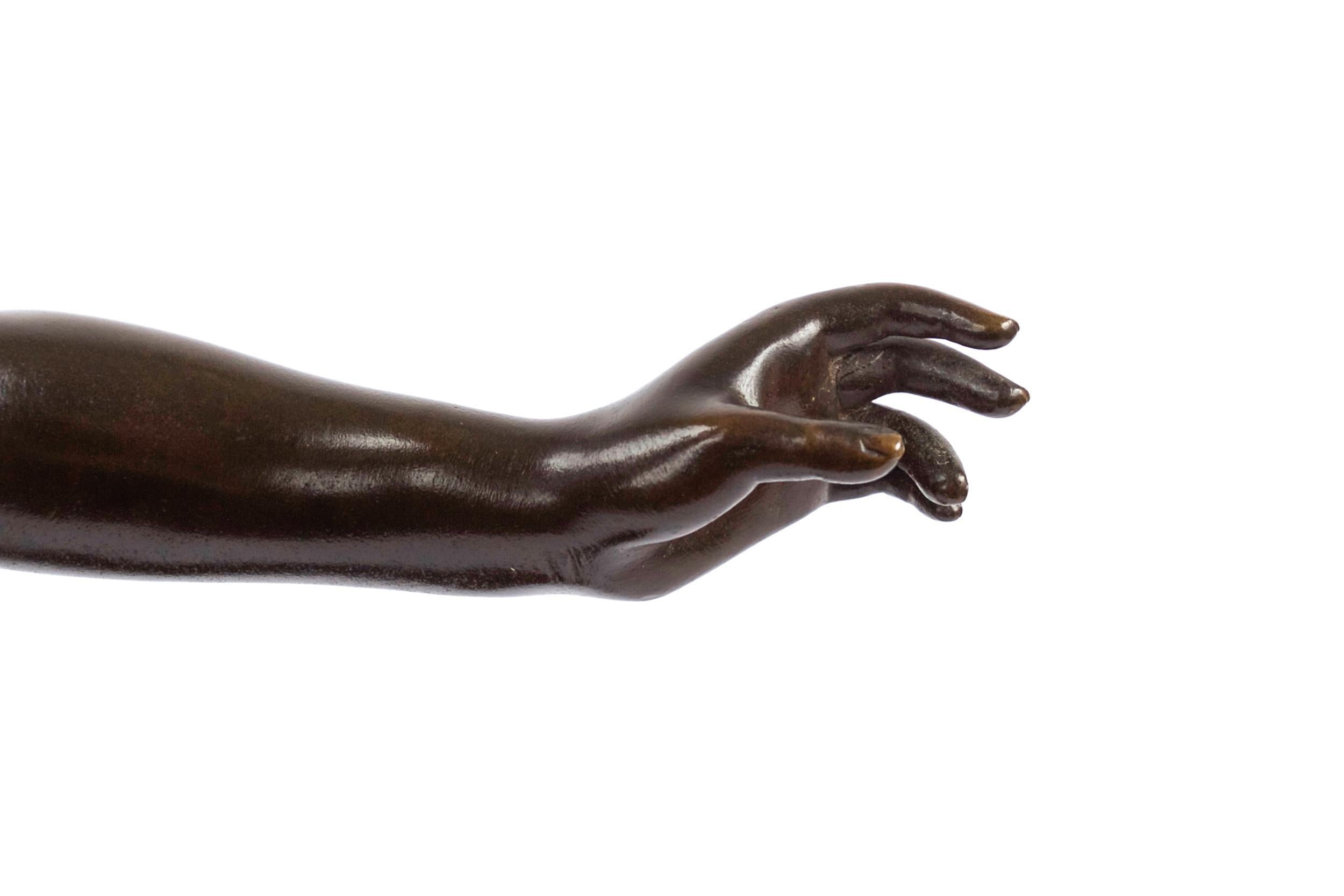 Französische antike Bronze „La Renommée“ „Fame“ von Alexandre Falguiere & Susse im Angebot 9