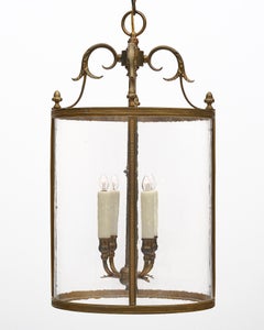 French Antique Bronze Lantern