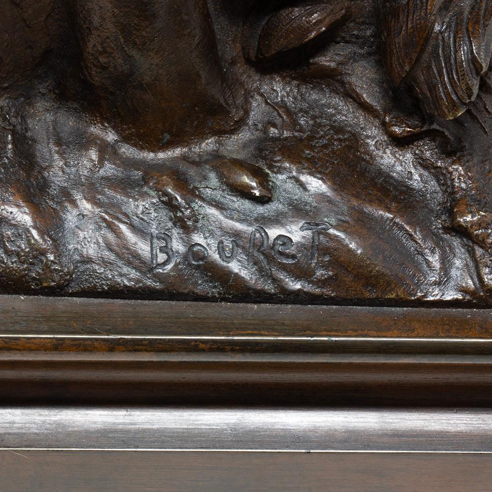 Französische antike Bronzeskulptur aus Bronze von Eutrope Bouret im Angebot 8