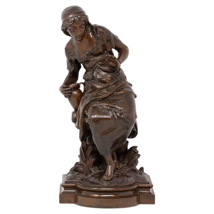 French Antique Bronze Sculpture by Eutrope Bouret