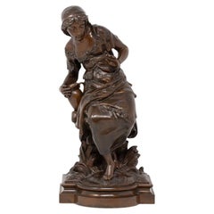 French Antique Bronze Sculpture by Eutrope Bouret