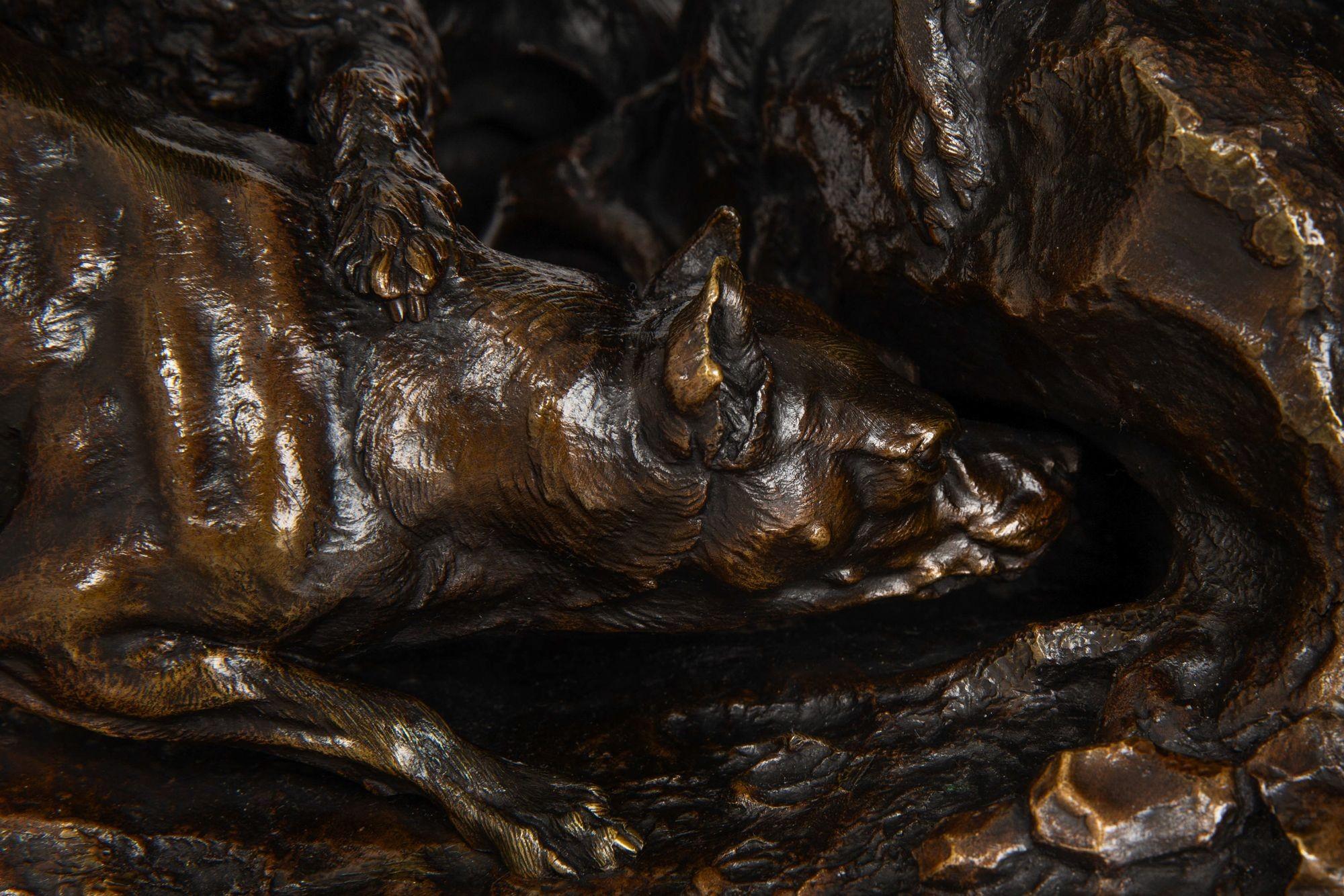Scultura francese in bronzo antico 