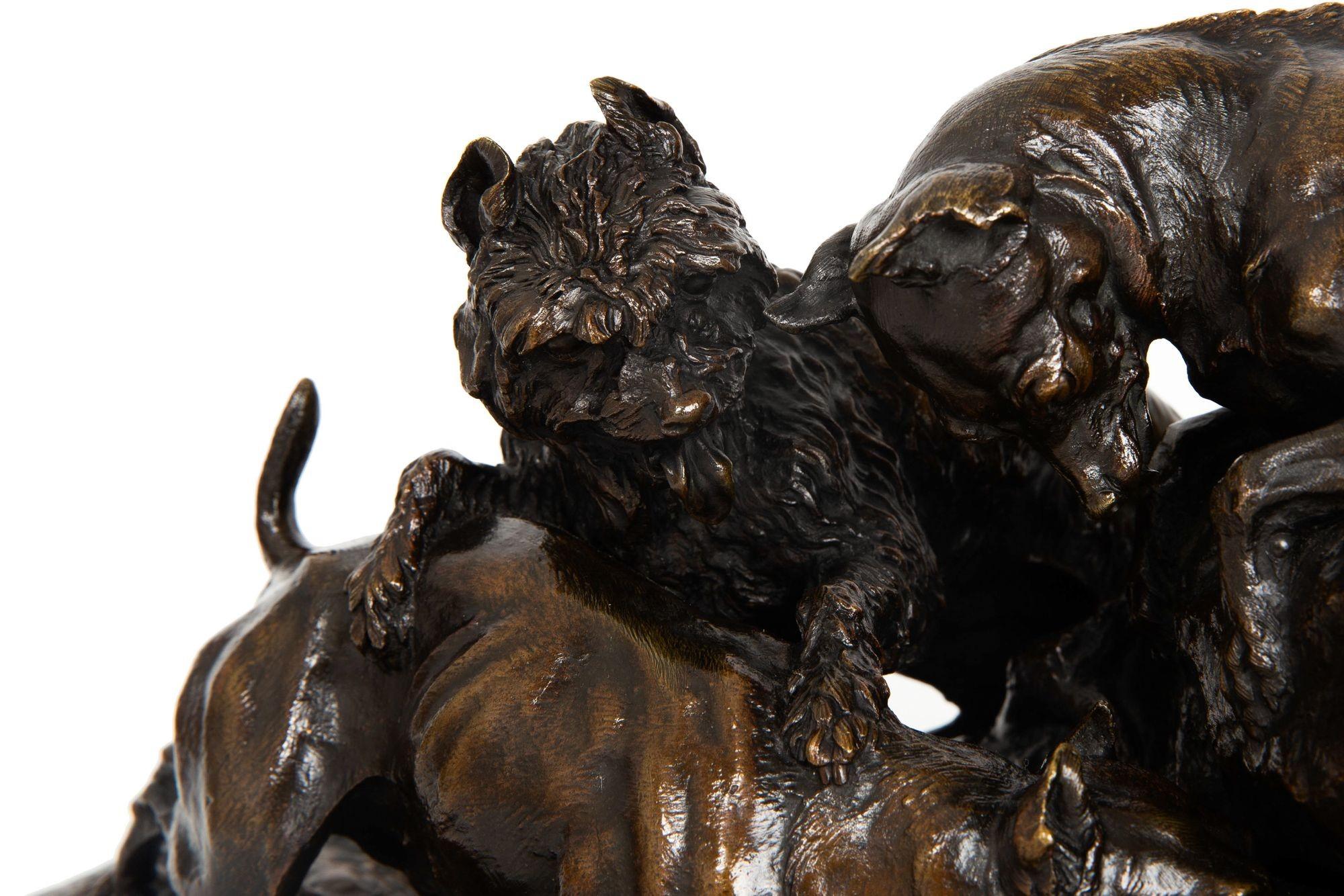 Scultura francese in bronzo antico 