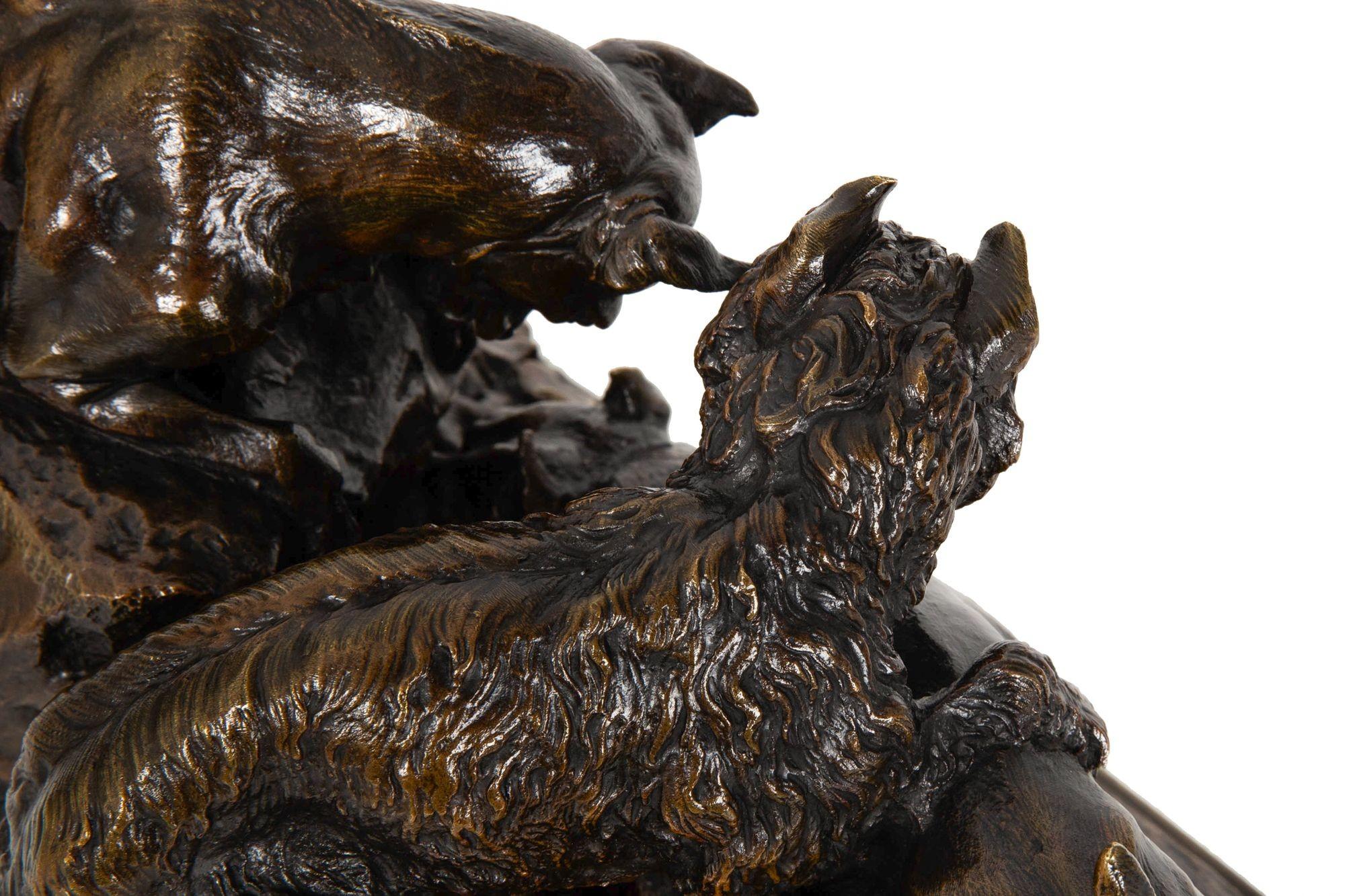 Scultura francese in bronzo antico 