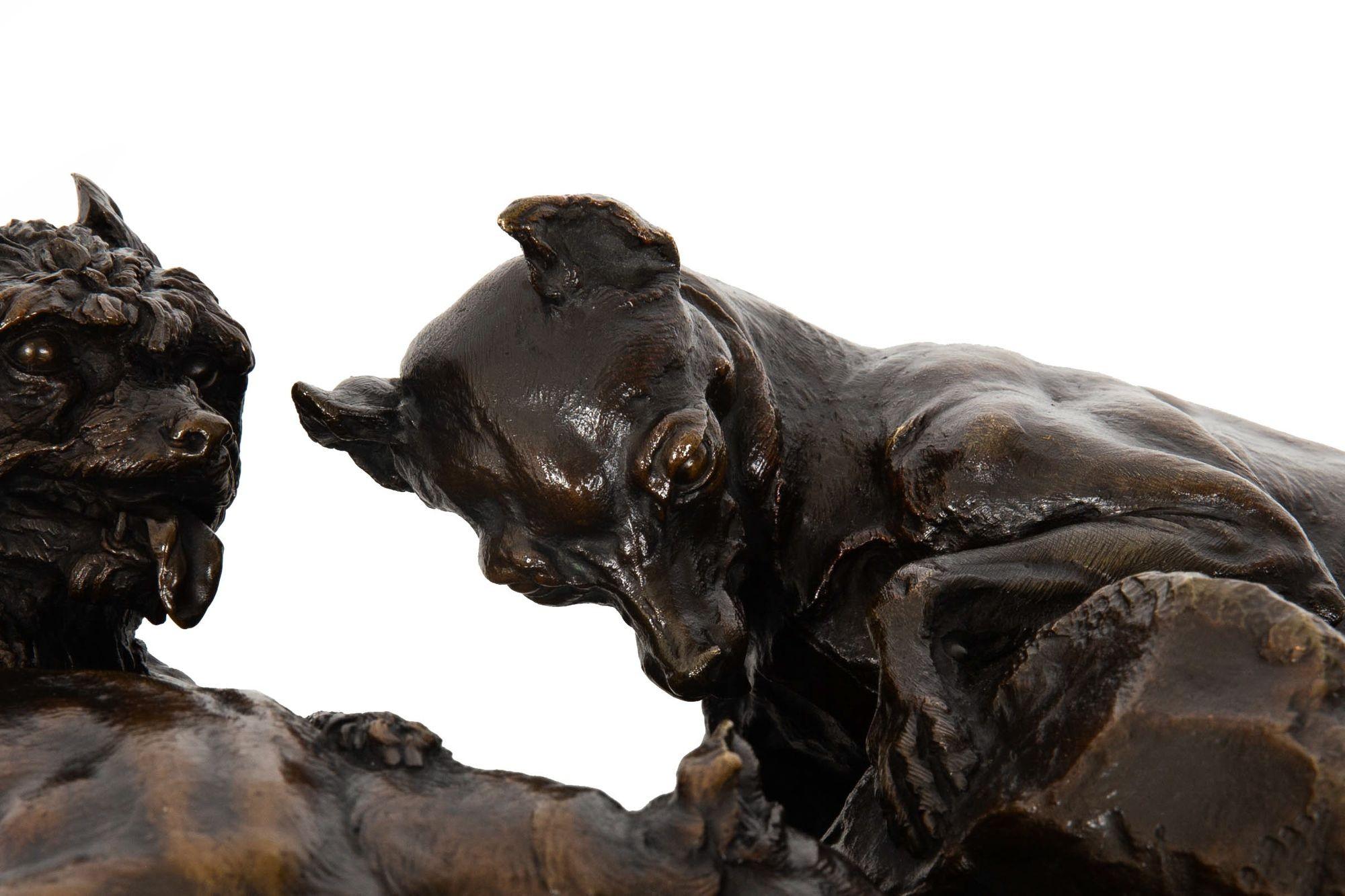Scultura francese in bronzo antico 