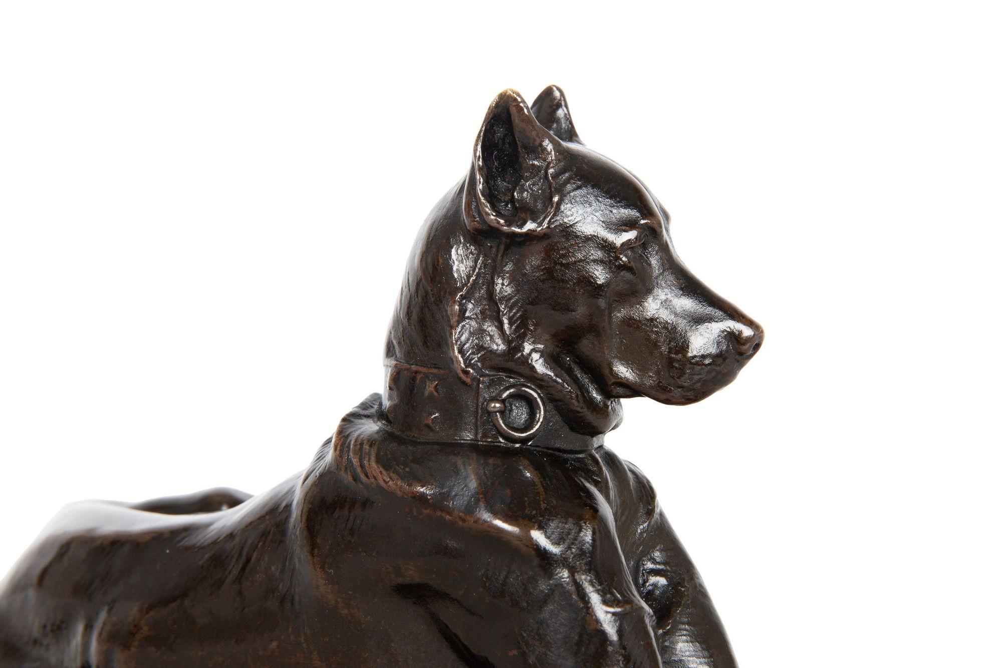 Sculpture française ancienne du dogue allemand par Georges Gardet en vente 1