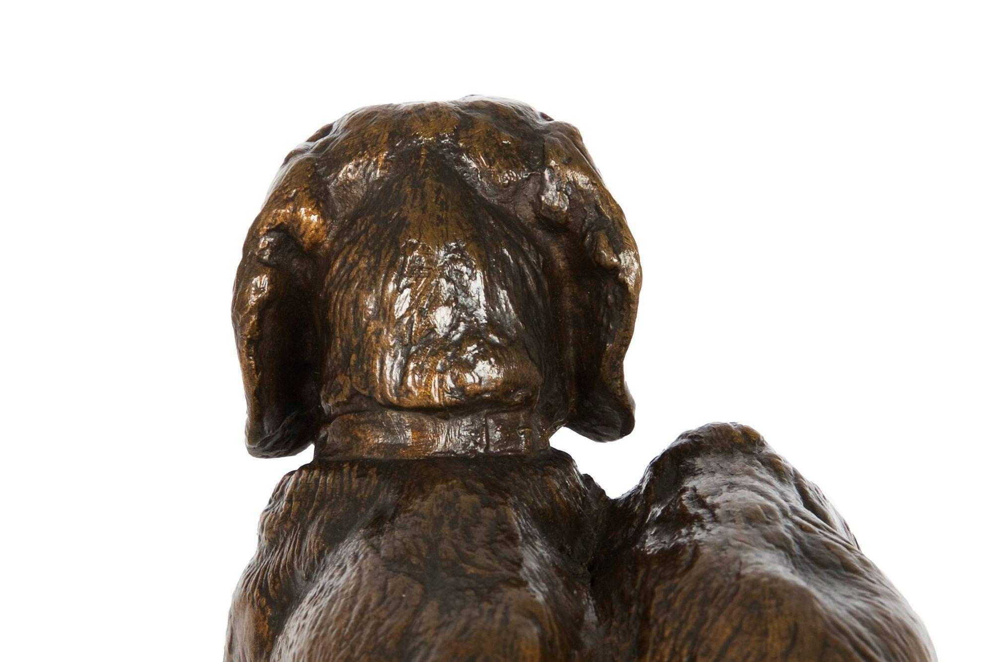 French Antique Bronze Sculpture of “Basset Hounds” by Emmanuel Fremiet, c.1860 7