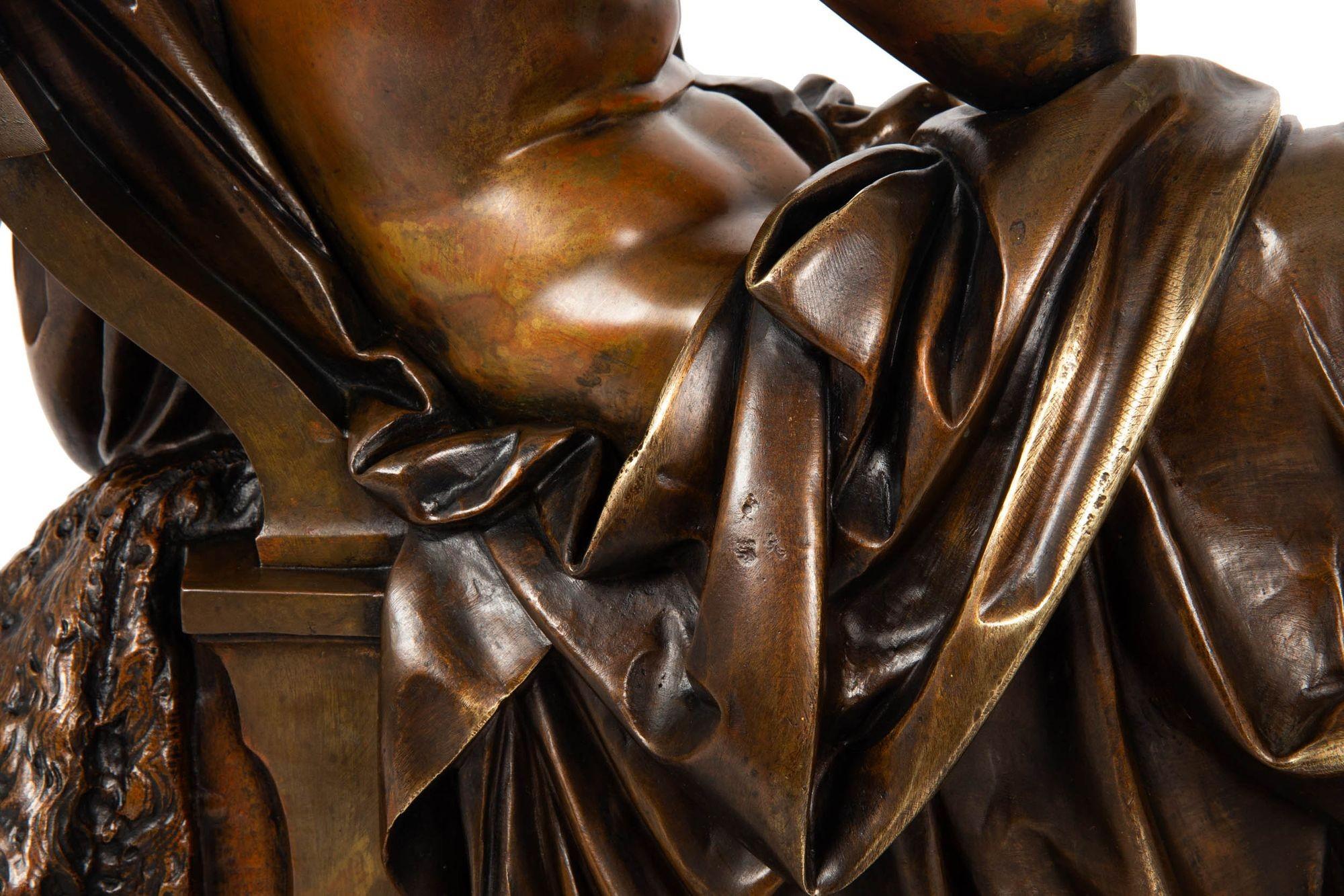 Sculpture française ancienne d'Orphée par Albert Carrier-Belleuse en vente 2