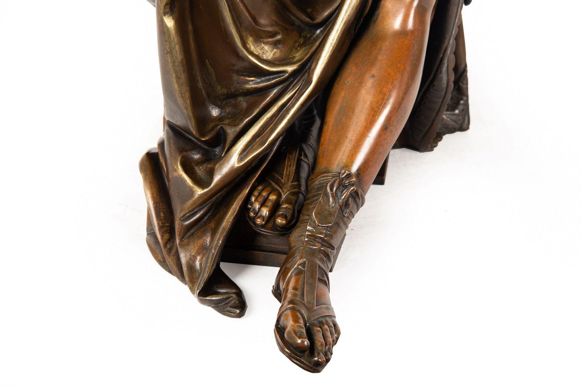 Sculpture française ancienne d'Orphée par Albert Carrier-Belleuse en vente 12