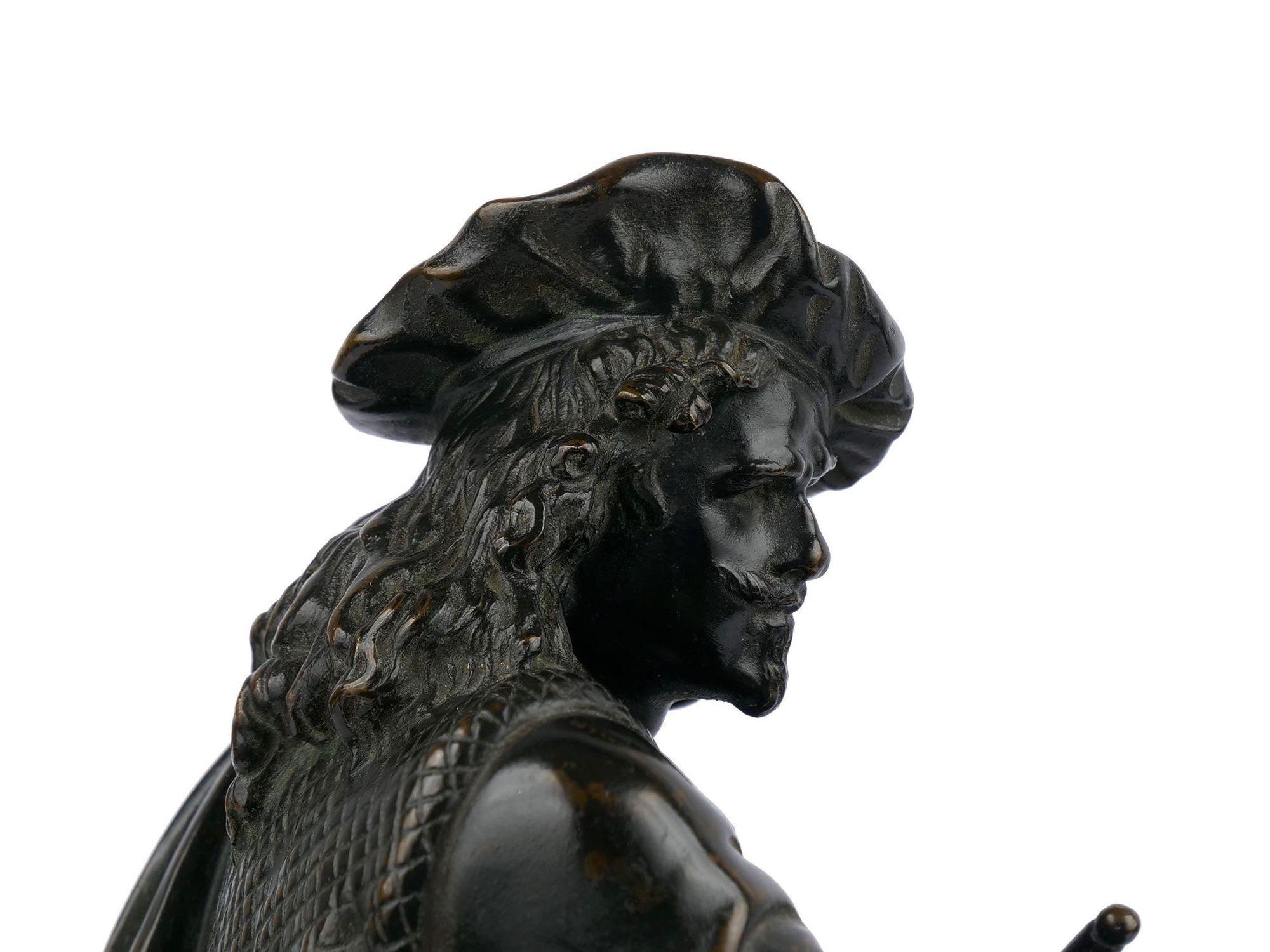 Sculpture française d'antiquités en bronze de Rembrandt par Albert Carrier-Belleuse en vente 6