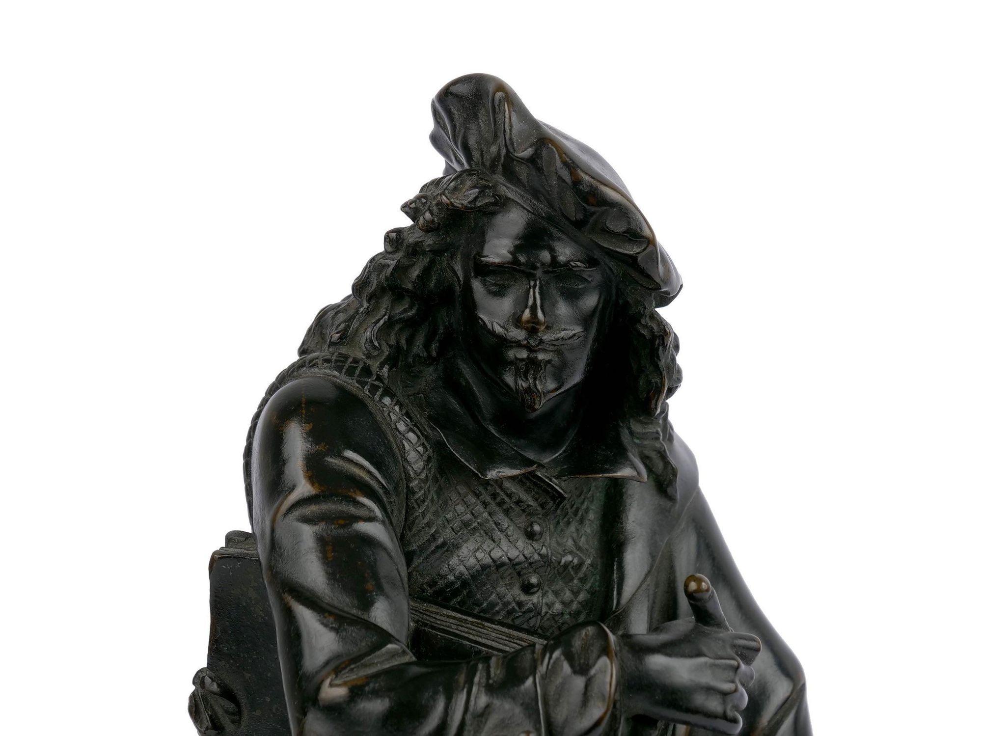 Bronze Sculpture française d'antiquités en bronze de Rembrandt par Albert Carrier-Belleuse en vente