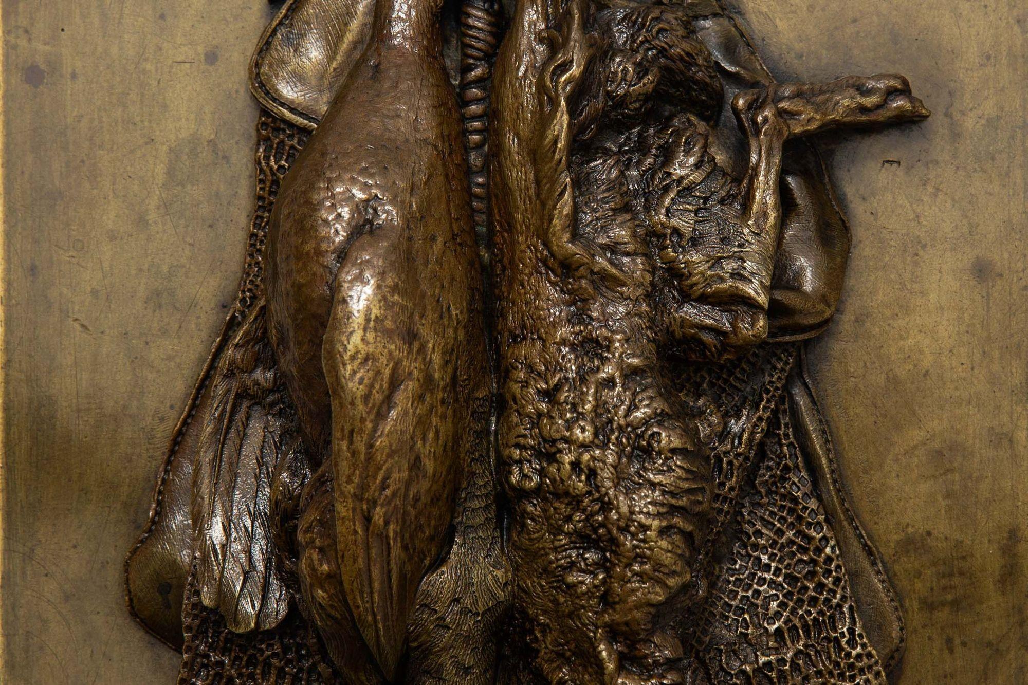 Sculpture française ancienne « Rabbit et faisan » de Pierre Jules Mene en vente 3