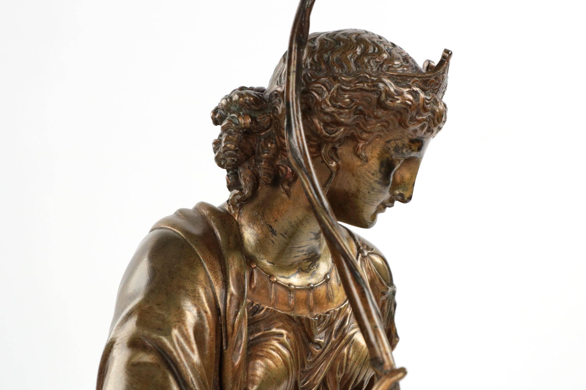 French Antique Bronze Sculpture 