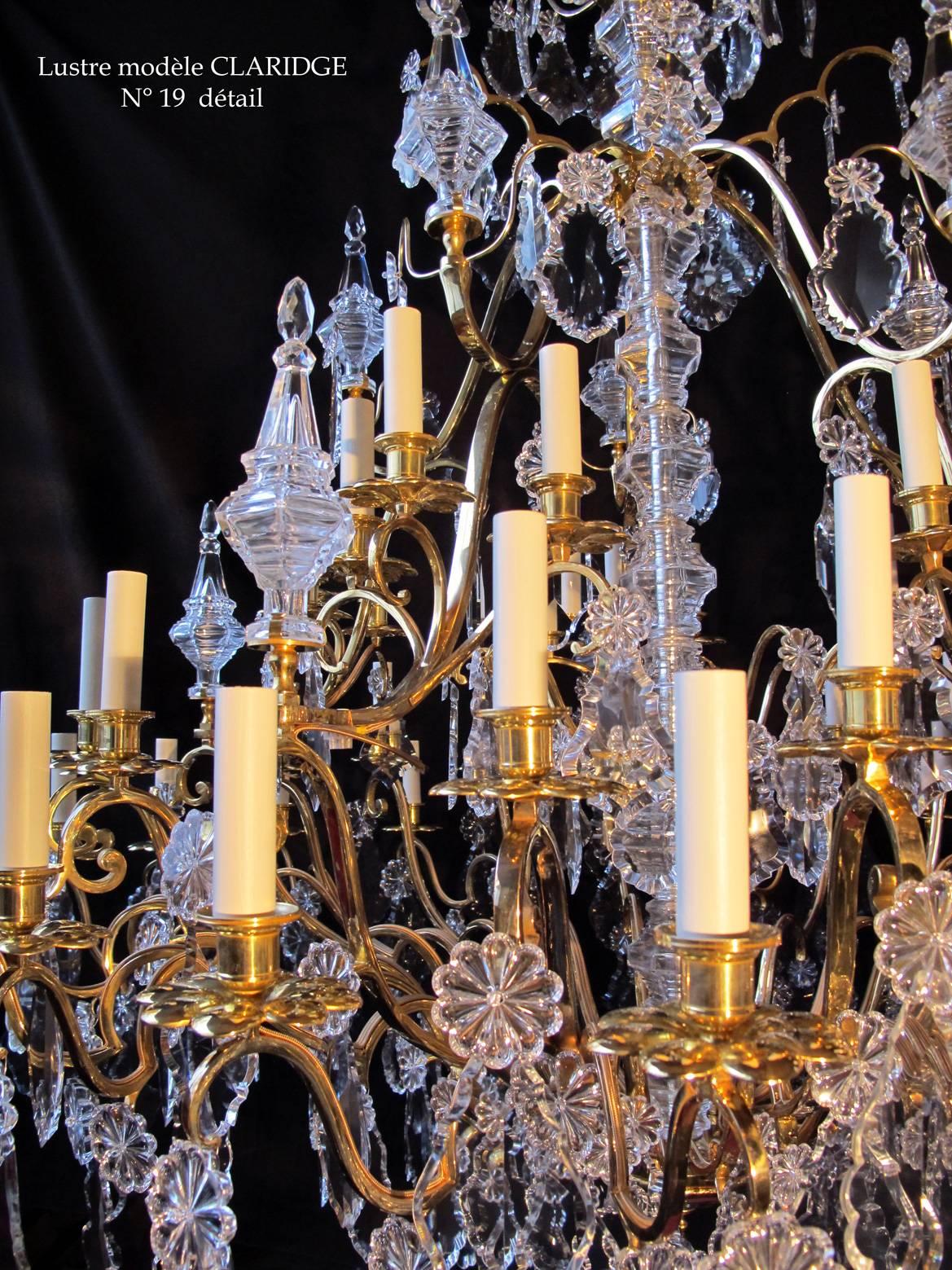 Gilt French Antique Chandelier For Sale