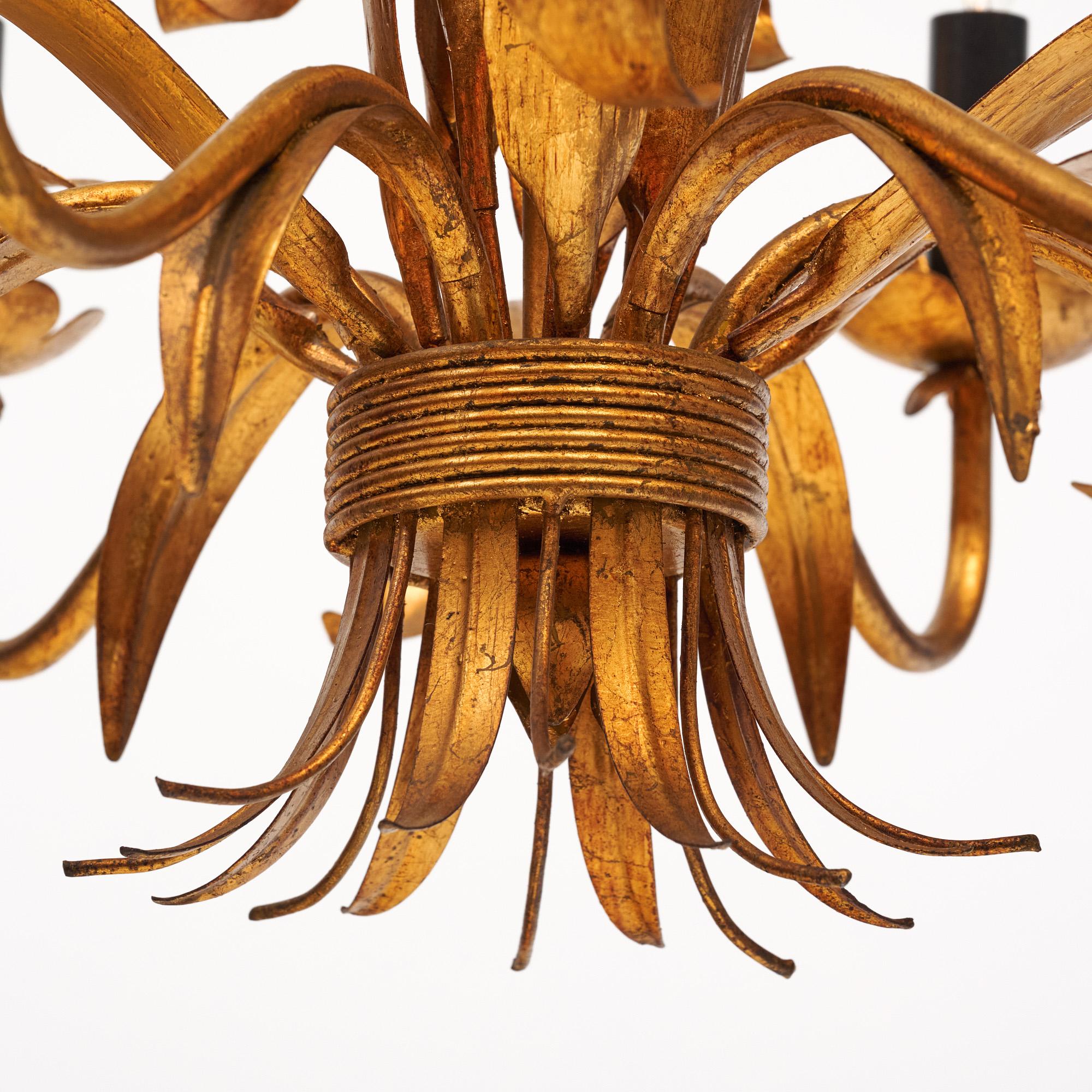 Mid-20th Century French Antique Chandelier For Sale
