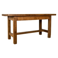 French Antique Charcuterie Table, 19th Century, Oak, Country Kitchen, circa 1890