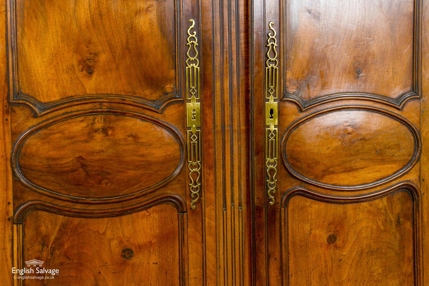 French Antique Chestnut Double Cupboard Doors, 20th Century In Good Condition For Sale In London, GB
