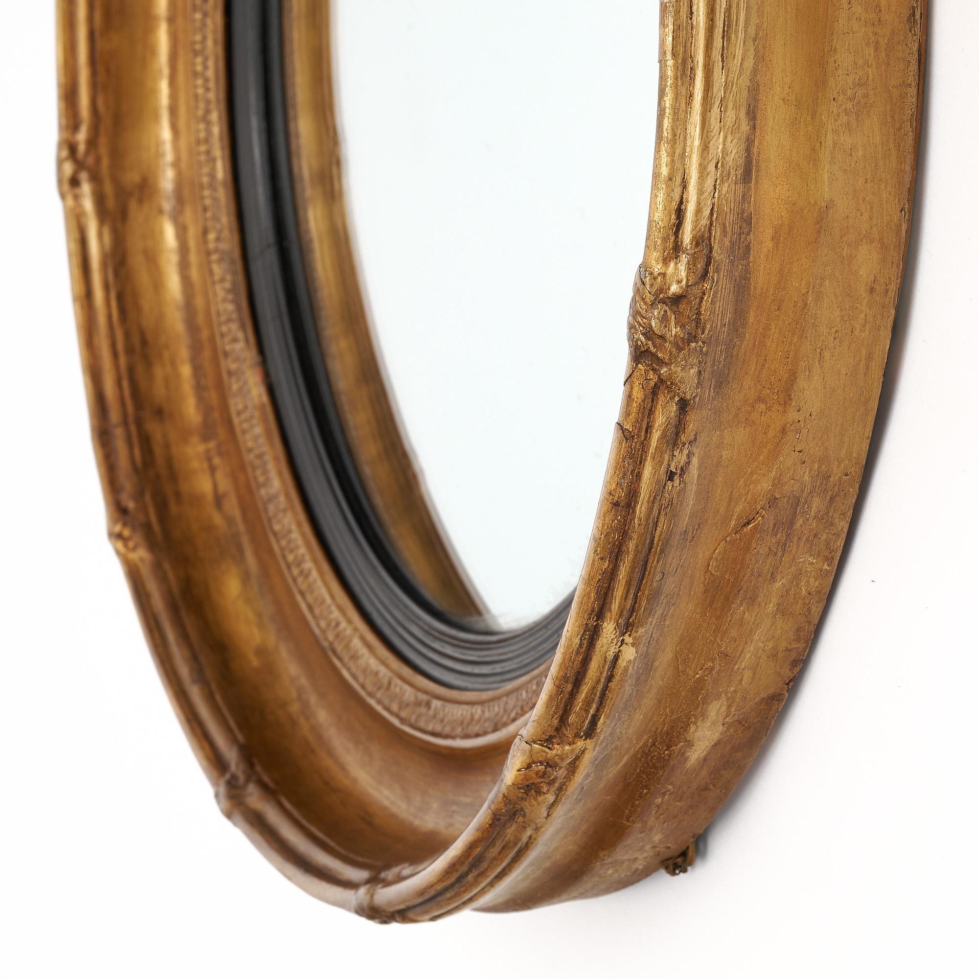 French Antique Circular Mirror 5
