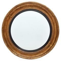 French Antique Circular Mirror