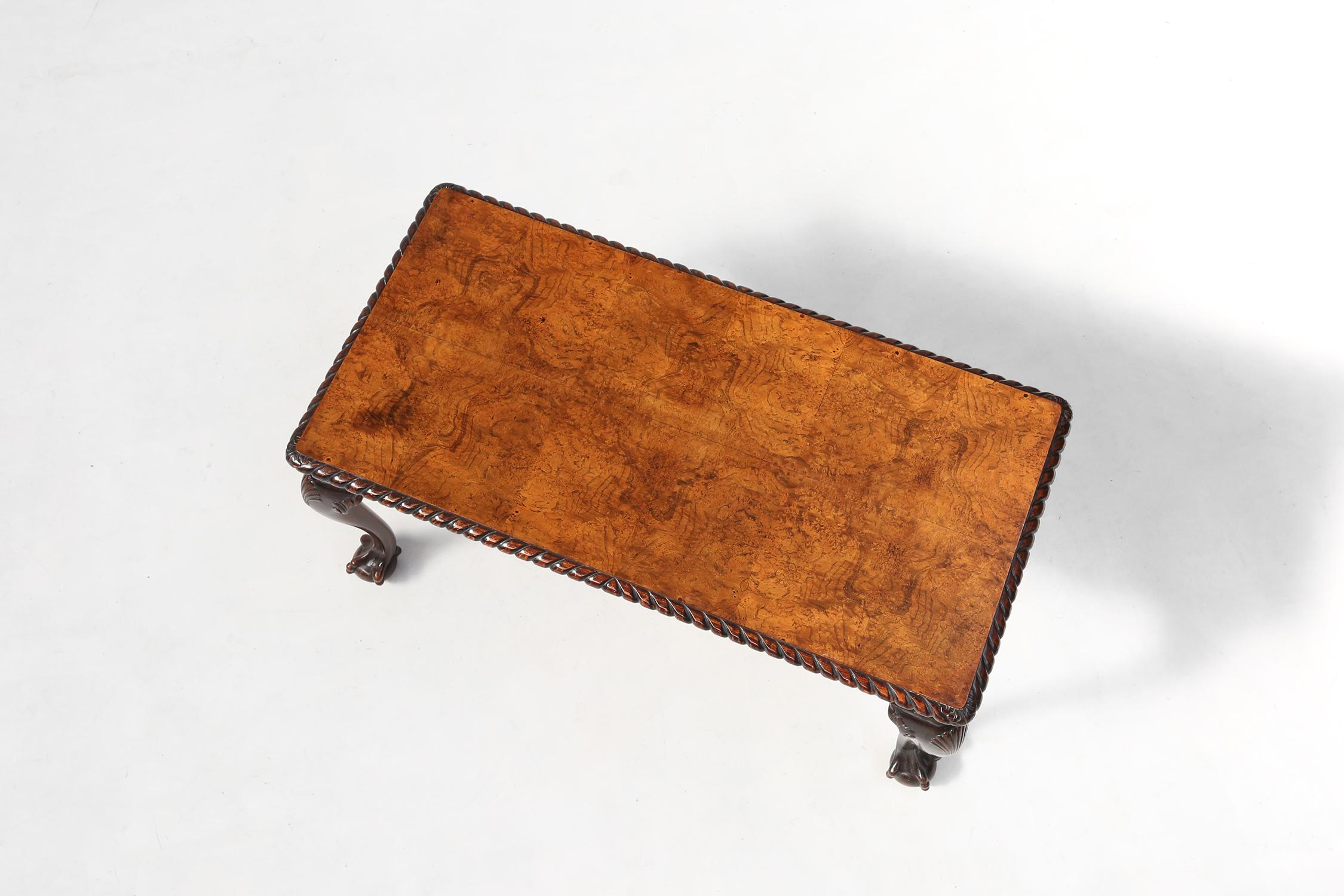 French antique coffee table 19th century For Sale 1