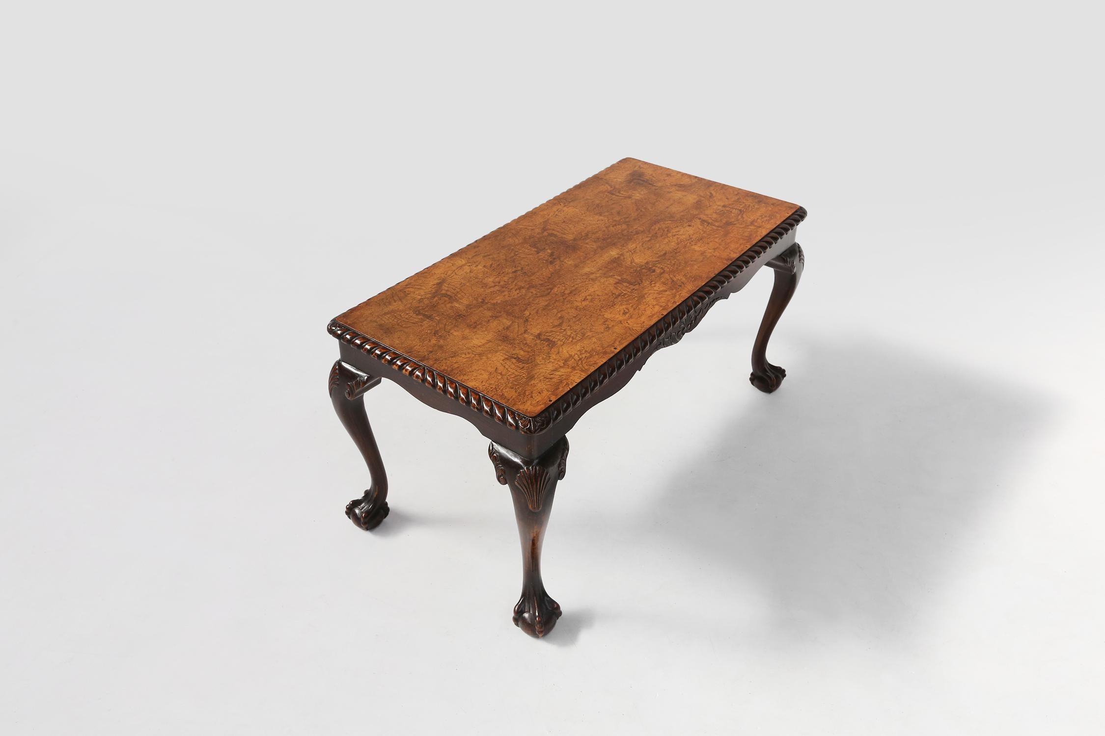 French antique coffee table 19th century For Sale 2