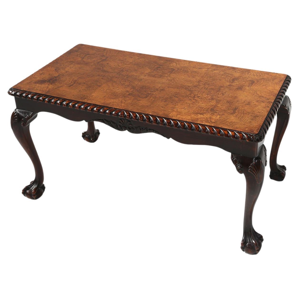 French antique coffee table 19th century For Sale
