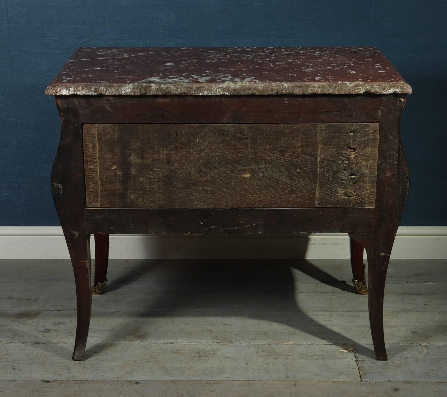 French Antique Commode with Gilt Bronze Ormolu, circa 1860 For Sale 7