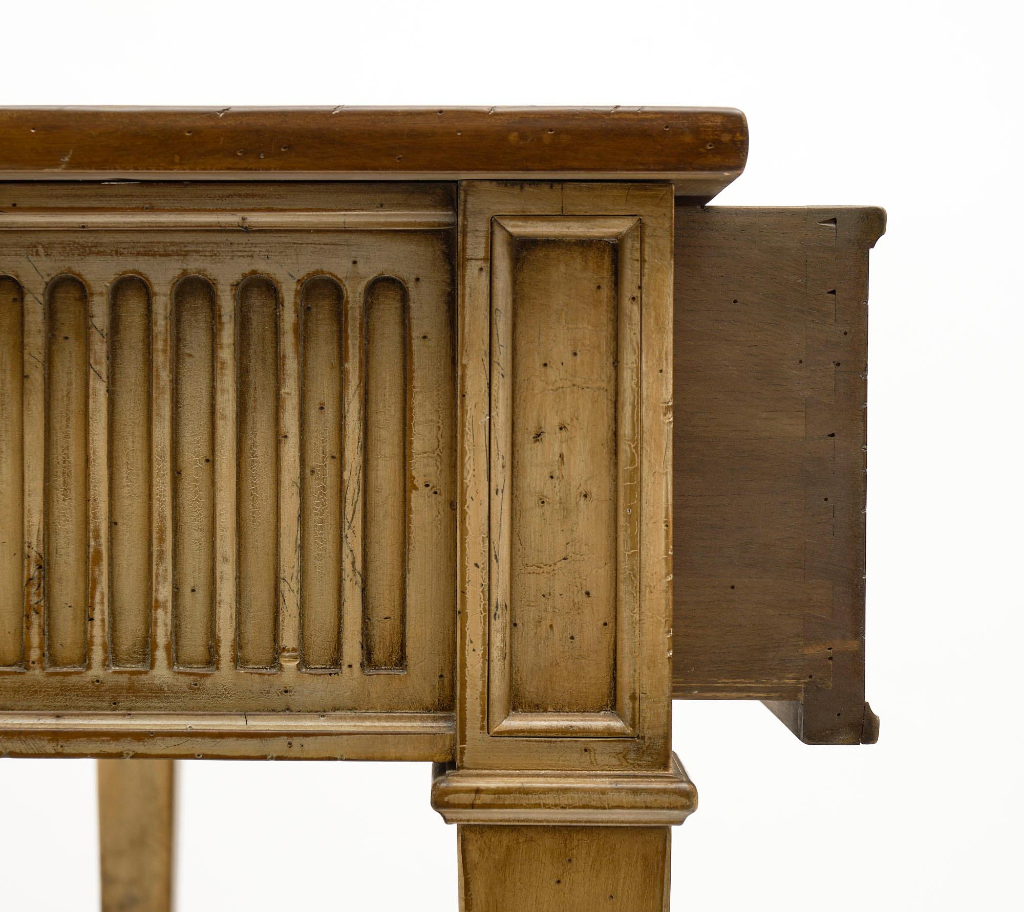 Wood French Antique Console Table