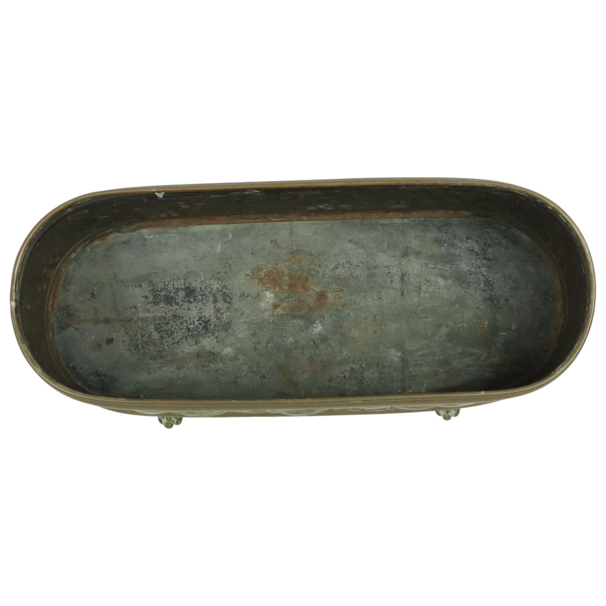 Antique French, fioriera in rame del XIX secolo in vendita 5