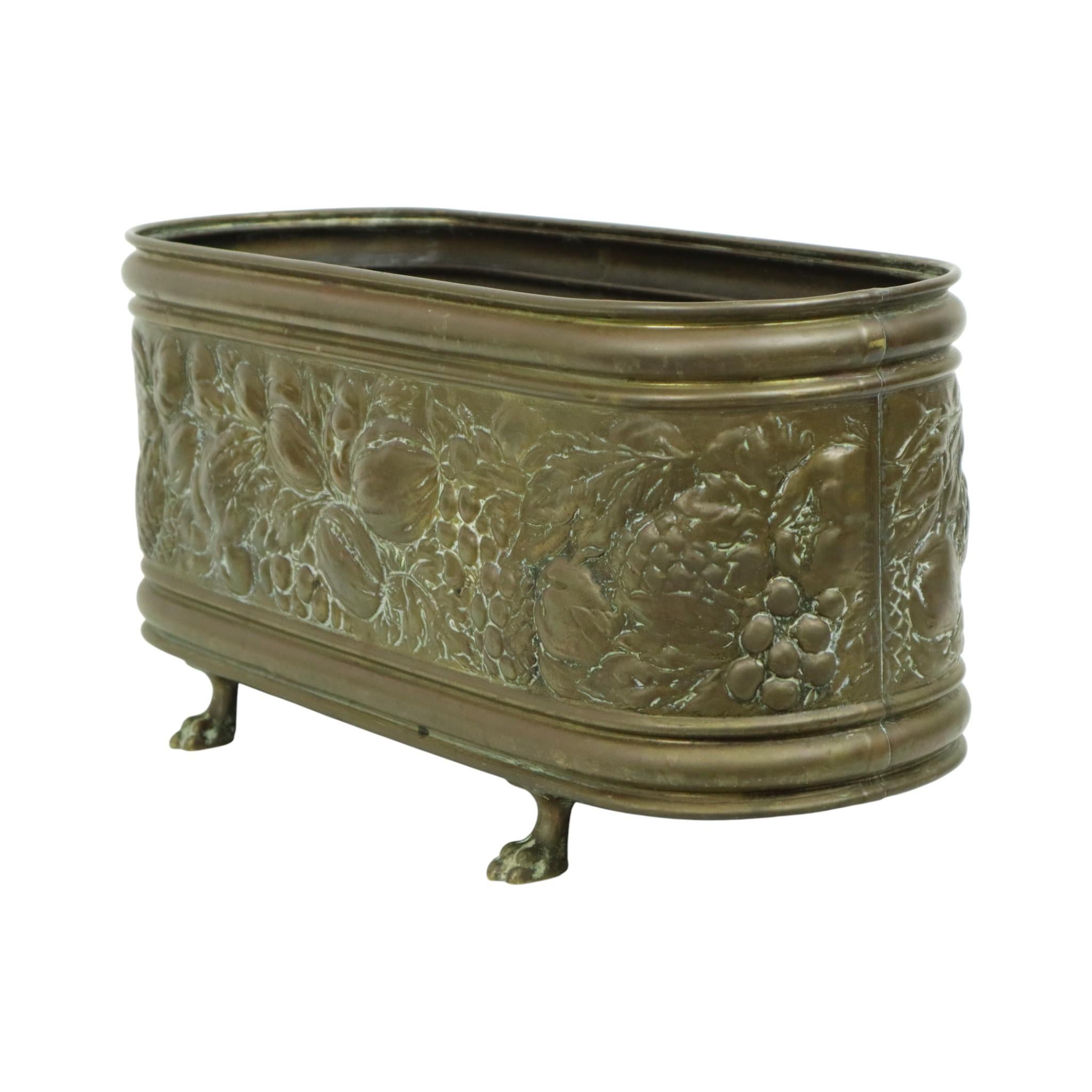 Antique French, fioriera in rame del XIX secolo in vendita 10