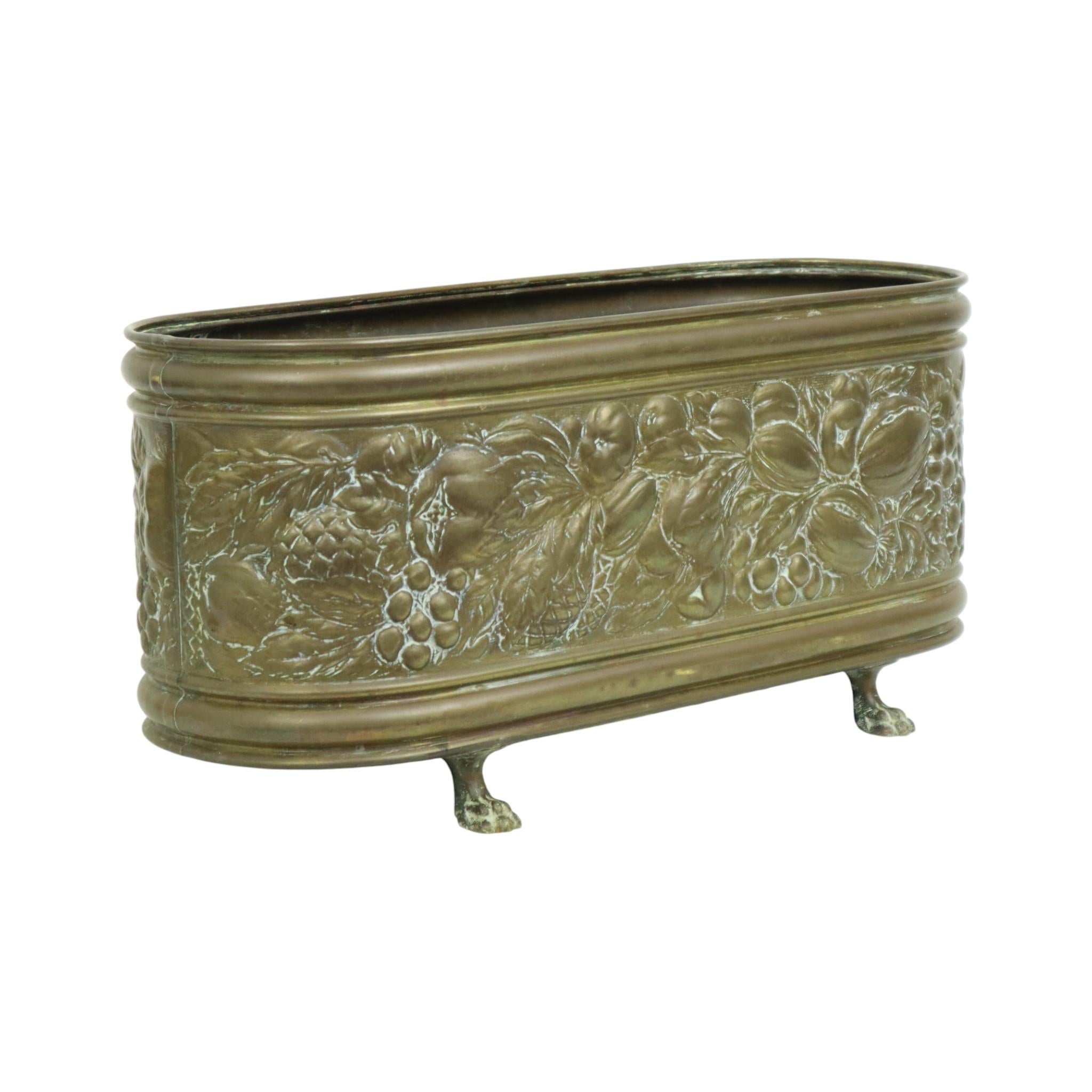 Inizio XX secolo Antique French, fioriera in rame del XIX secolo in vendita