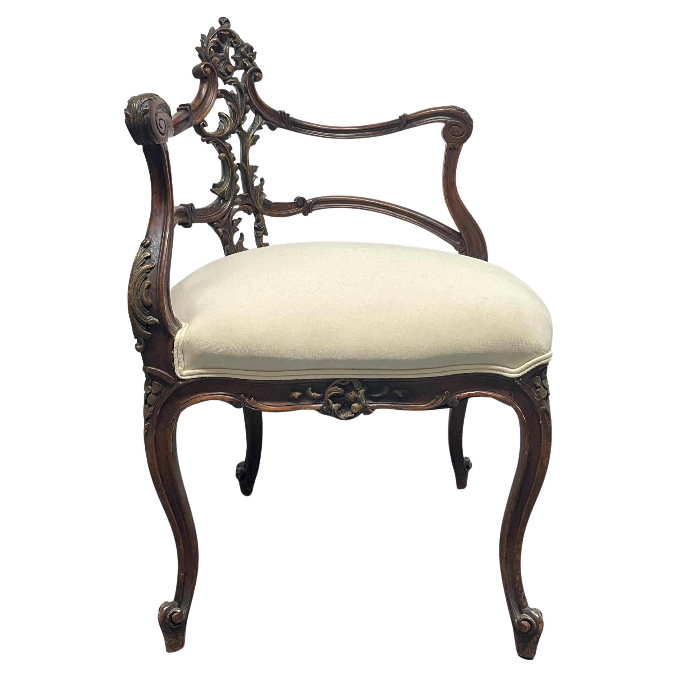 French Antique Corner Chair