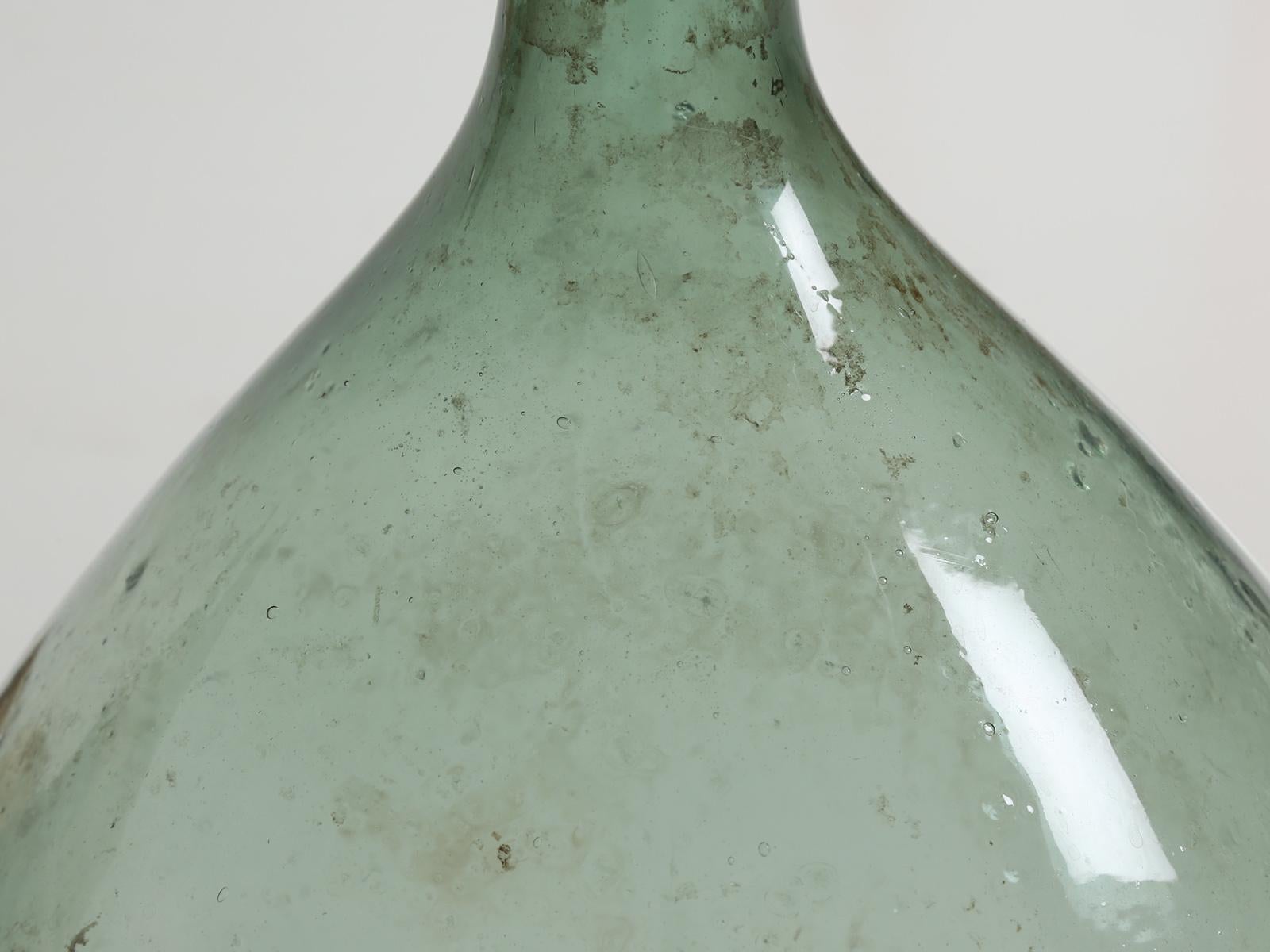 French Antique Demijohn in a Great Color 2