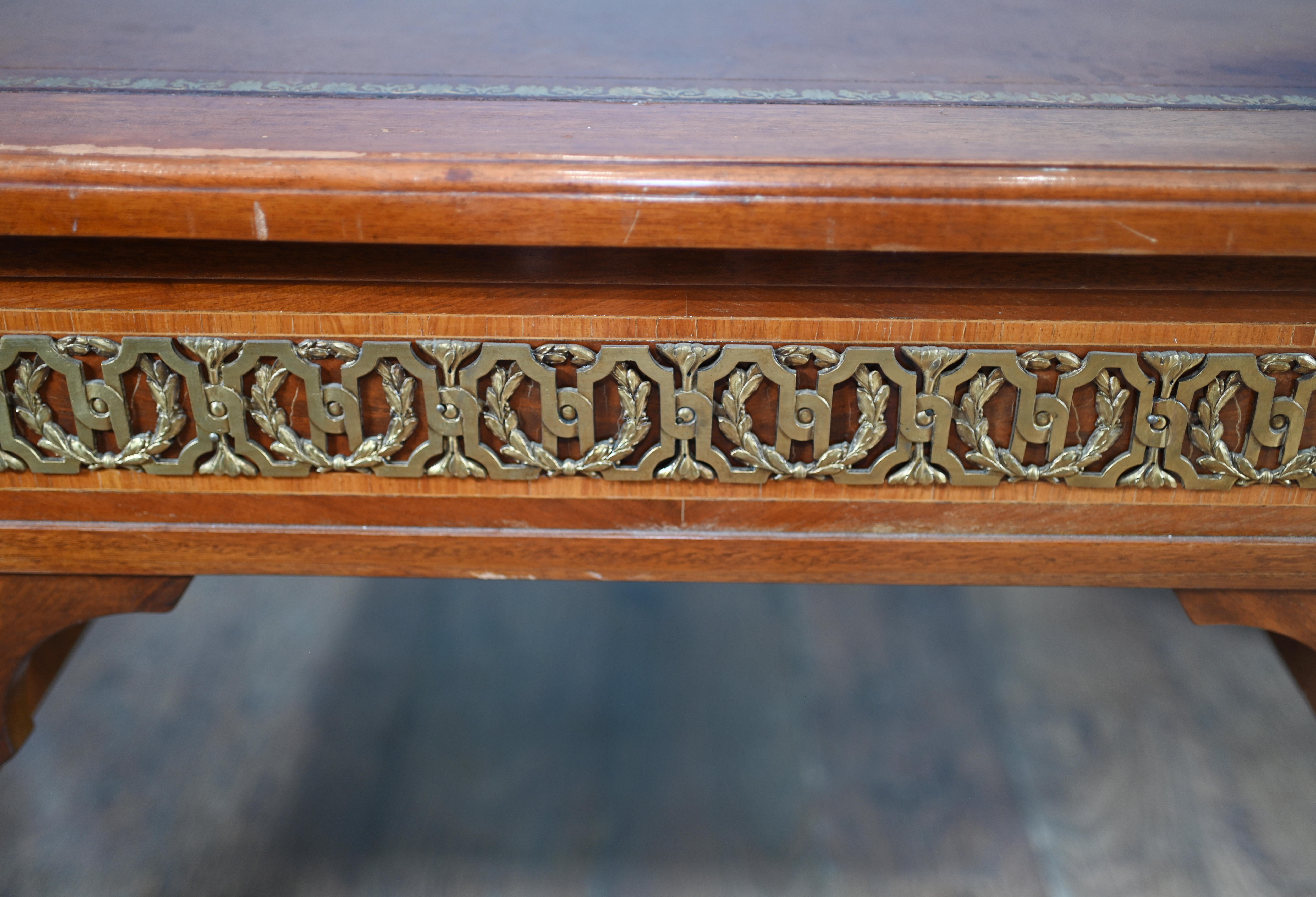 Antique French Desk Directoire Bureau Plat 1880 in vendita 6