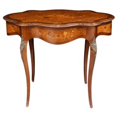French Antique Desk Writing Table, Rococo Furniture